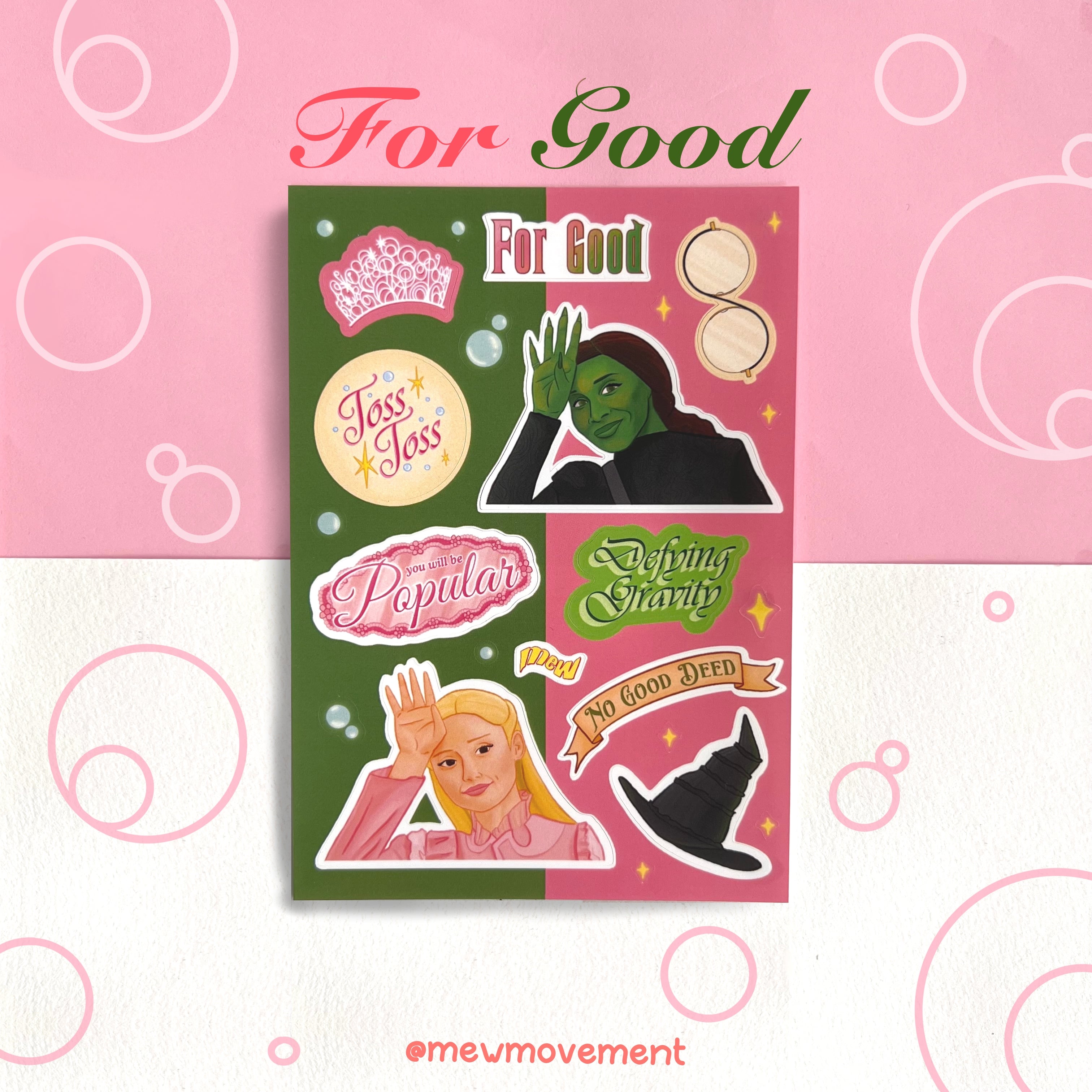 For Good Sticker Sheet