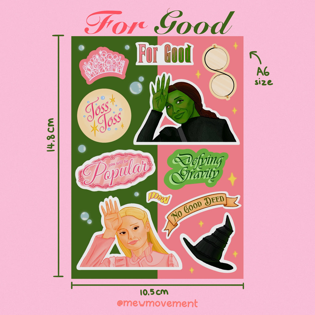 For Good Sticker Sheet