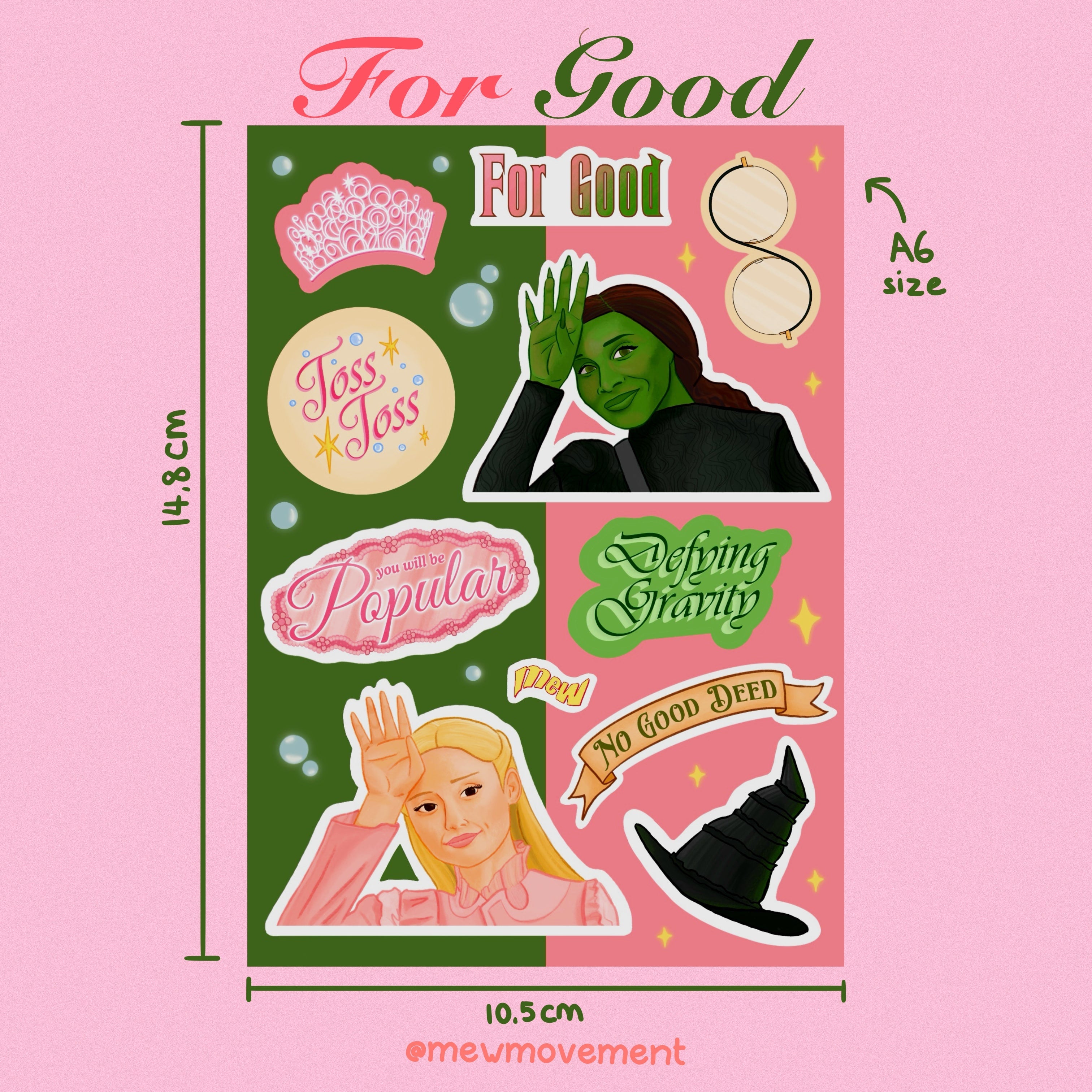 For Good Sticker Sheet