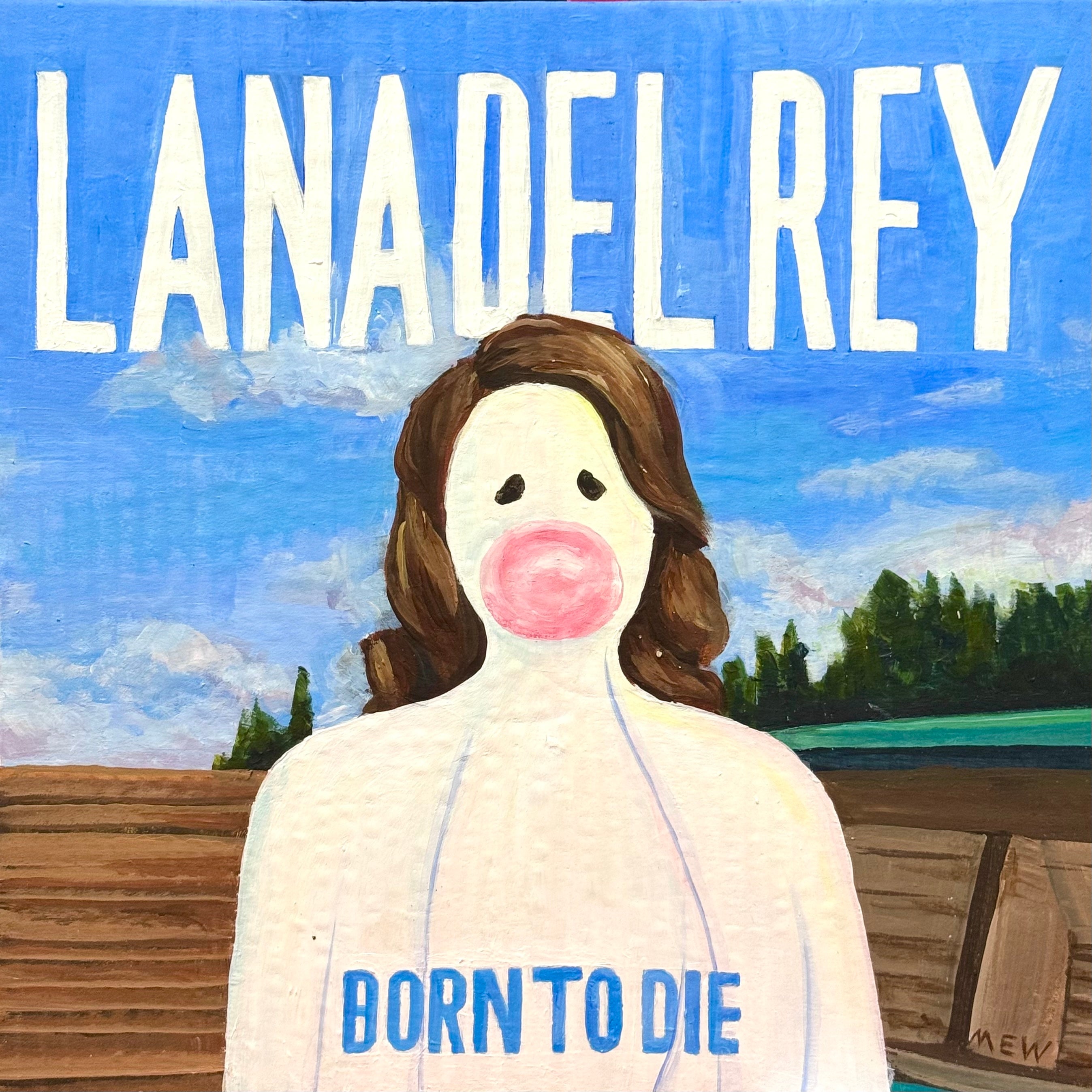Born To Die Vinyl Print