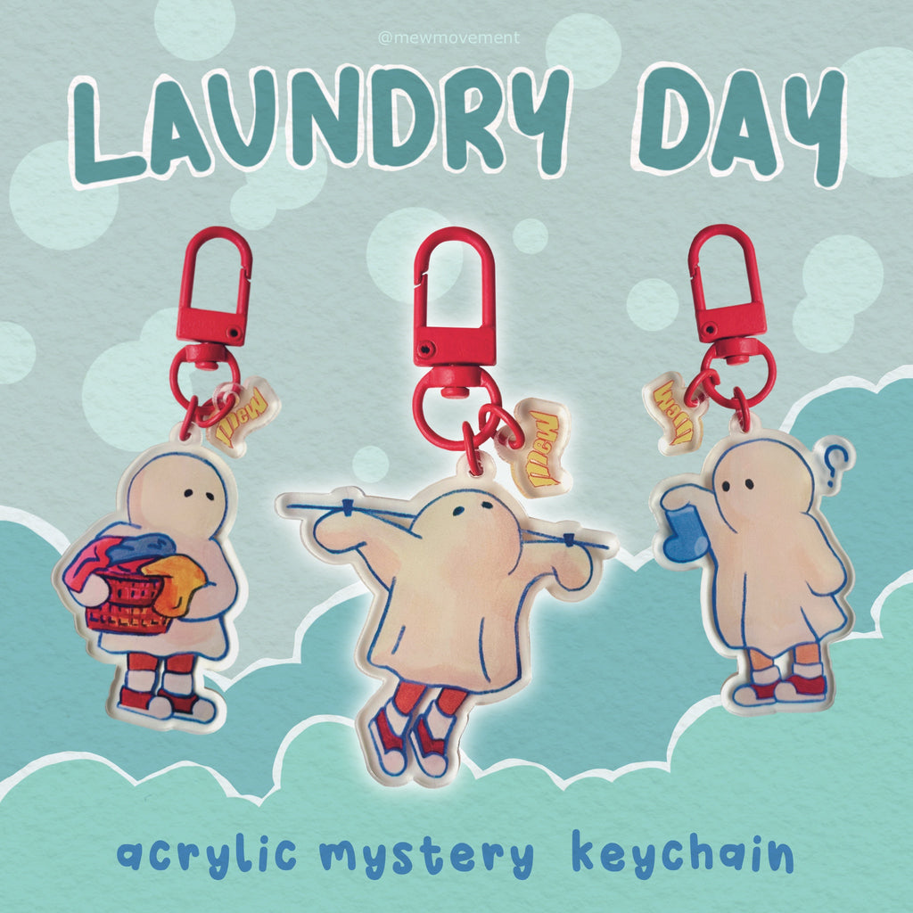 Laundry Day Keychain Mystery Pack