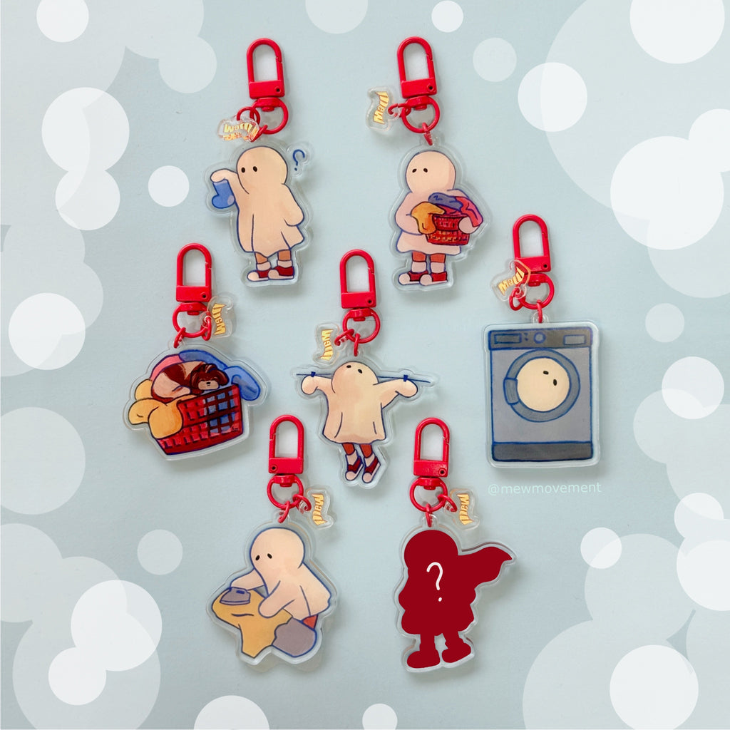 Laundry Day Keychain Mystery Pack