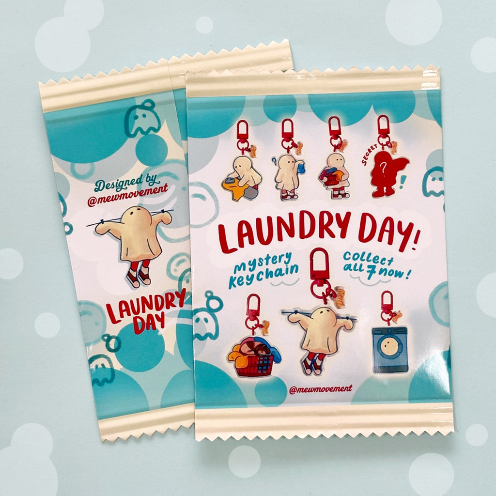 Laundry Day Keychain Mystery Pack