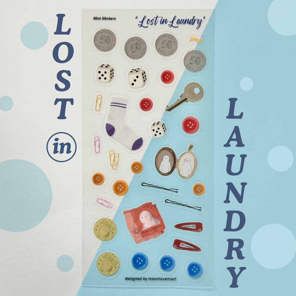 Lost In Laundry Sticker Sheet