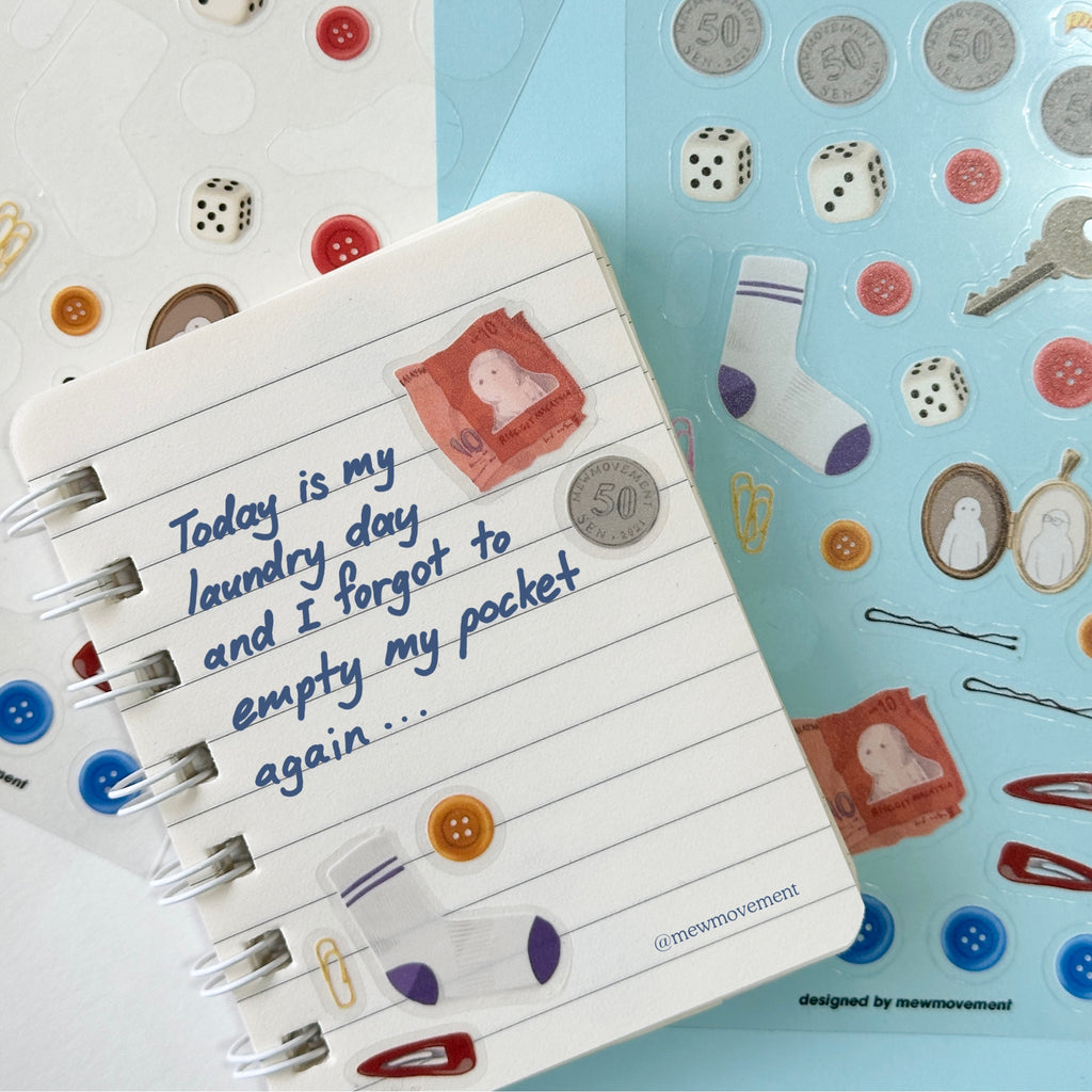 Lost In Laundry Sticker Sheet