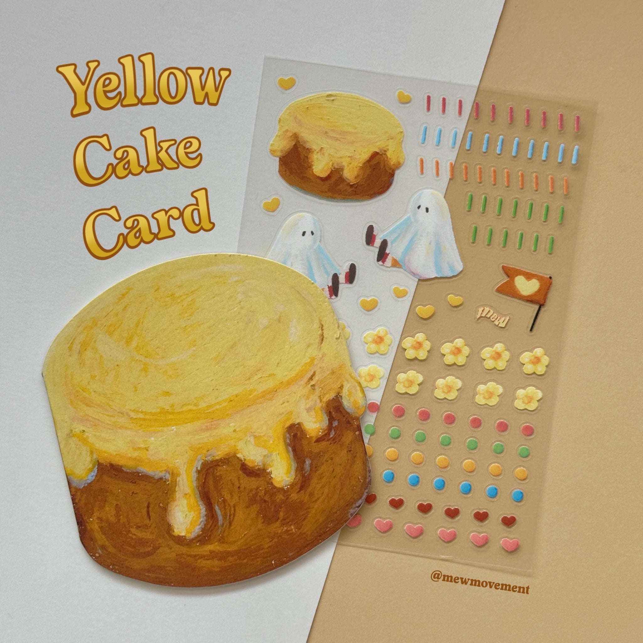 Yellow Cake Card