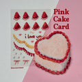 Pink Cake Card