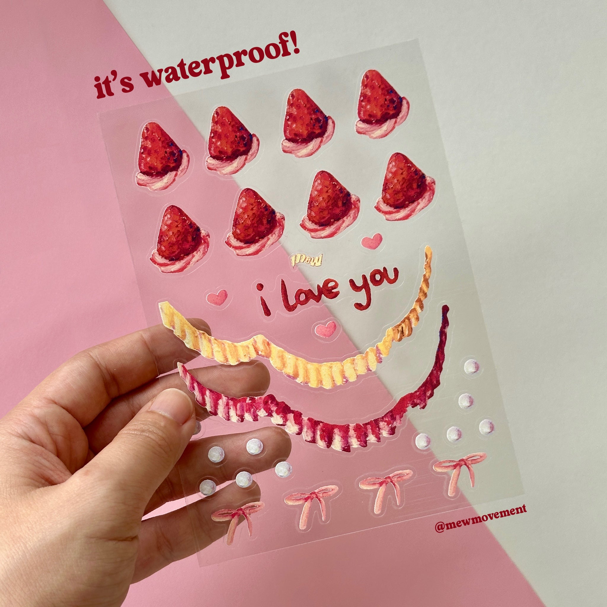 Pink Cake Card