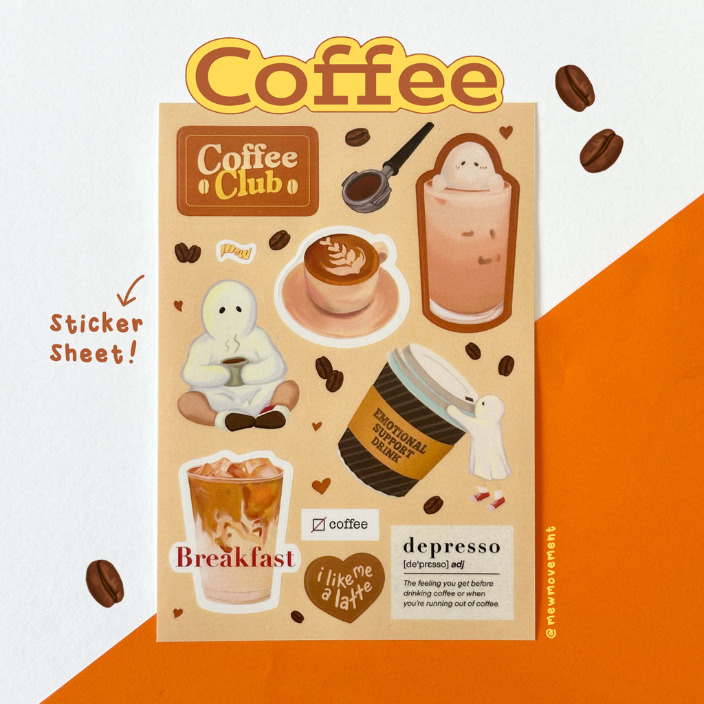 Coffee Sticker Sheet
