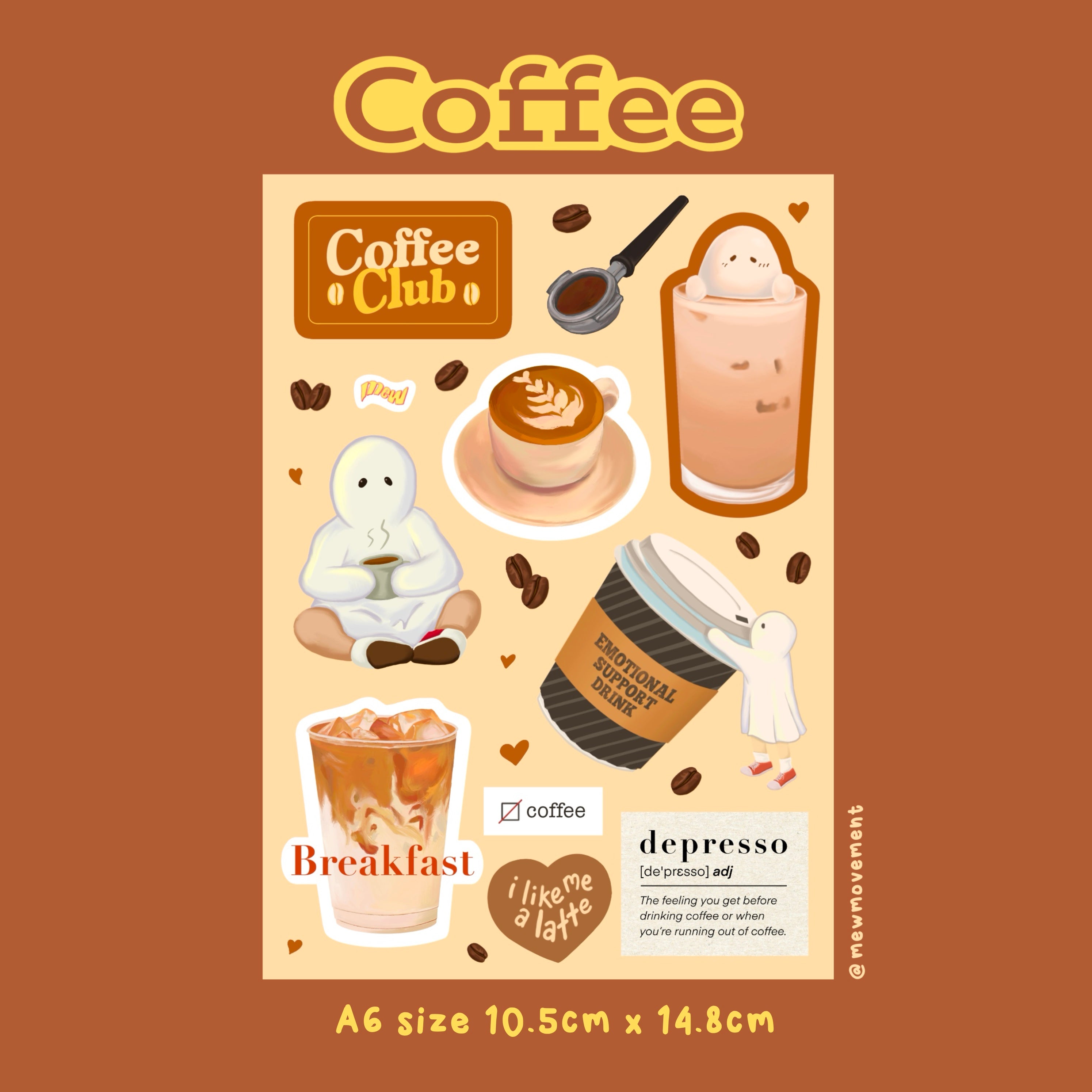 Coffee Sticker Sheet
