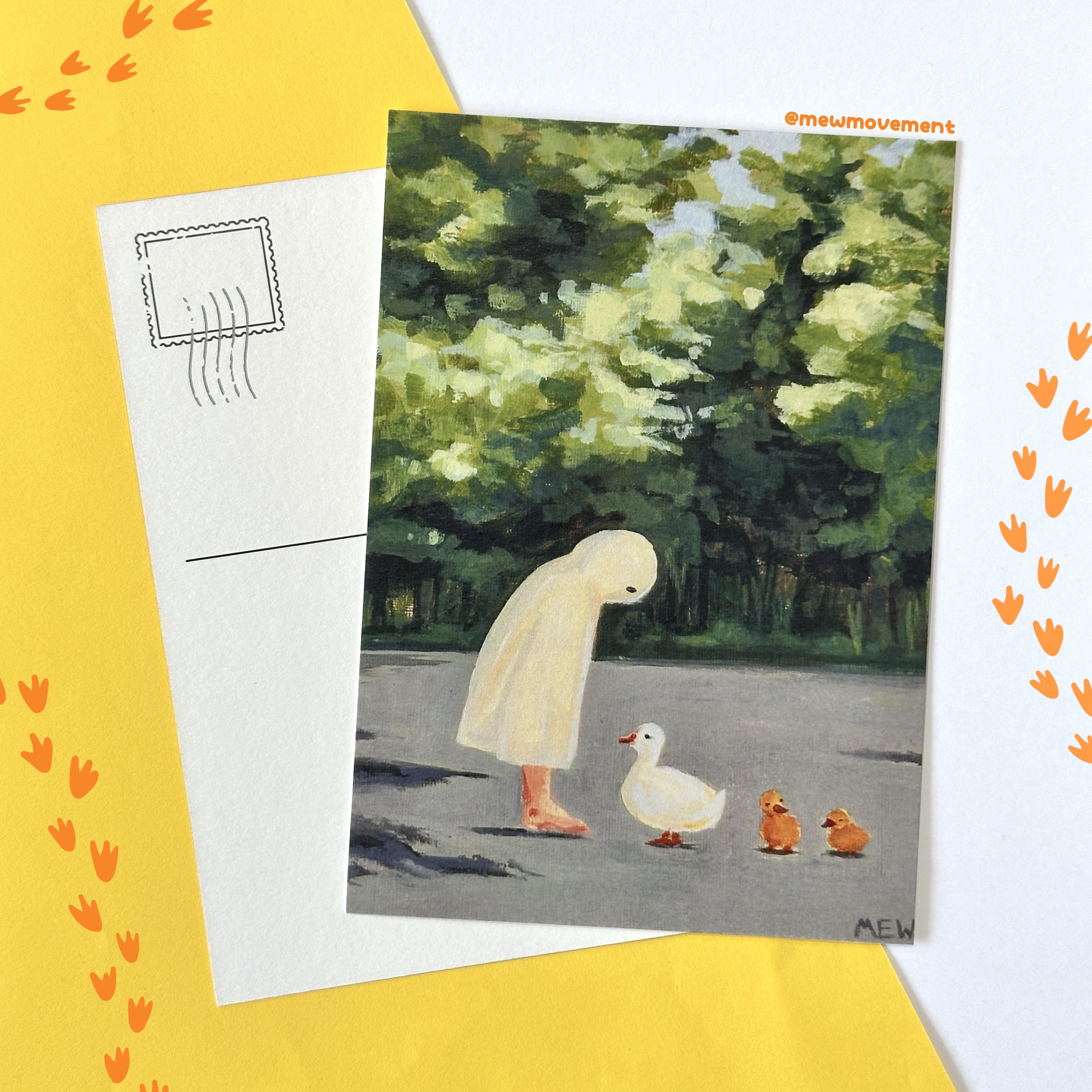 Duck Trails Postcard