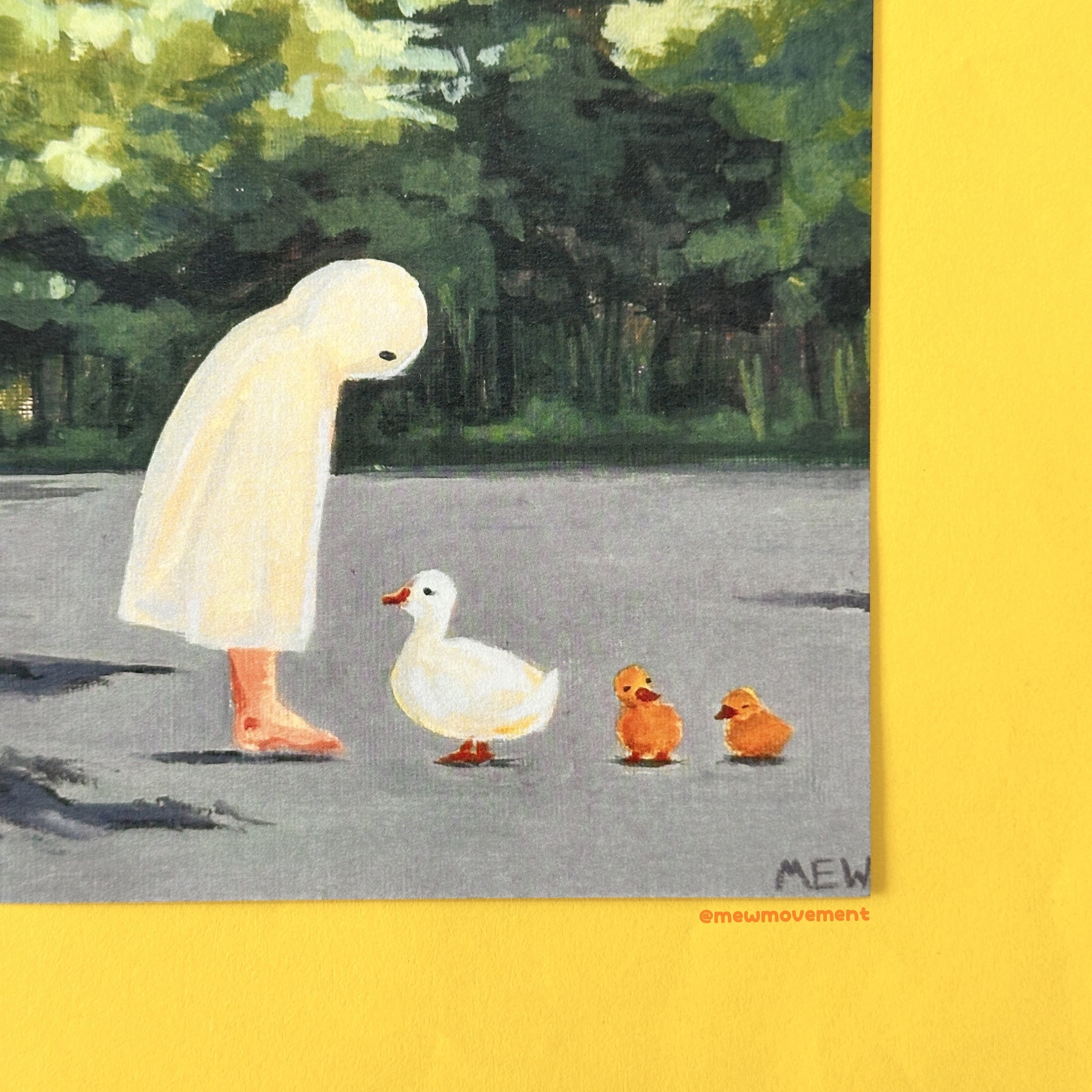 Duck Trails Postcard