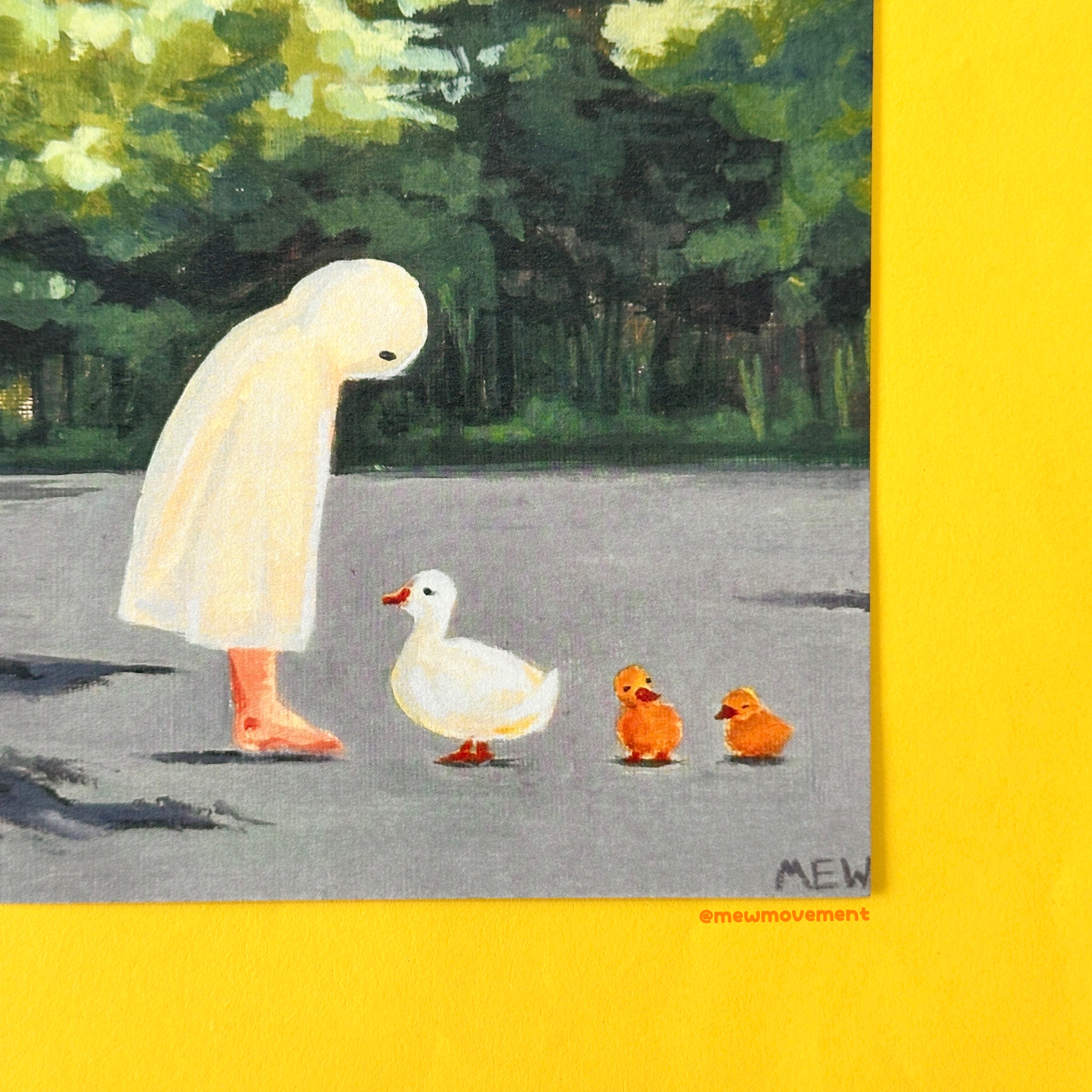 Duck Trails Postcard