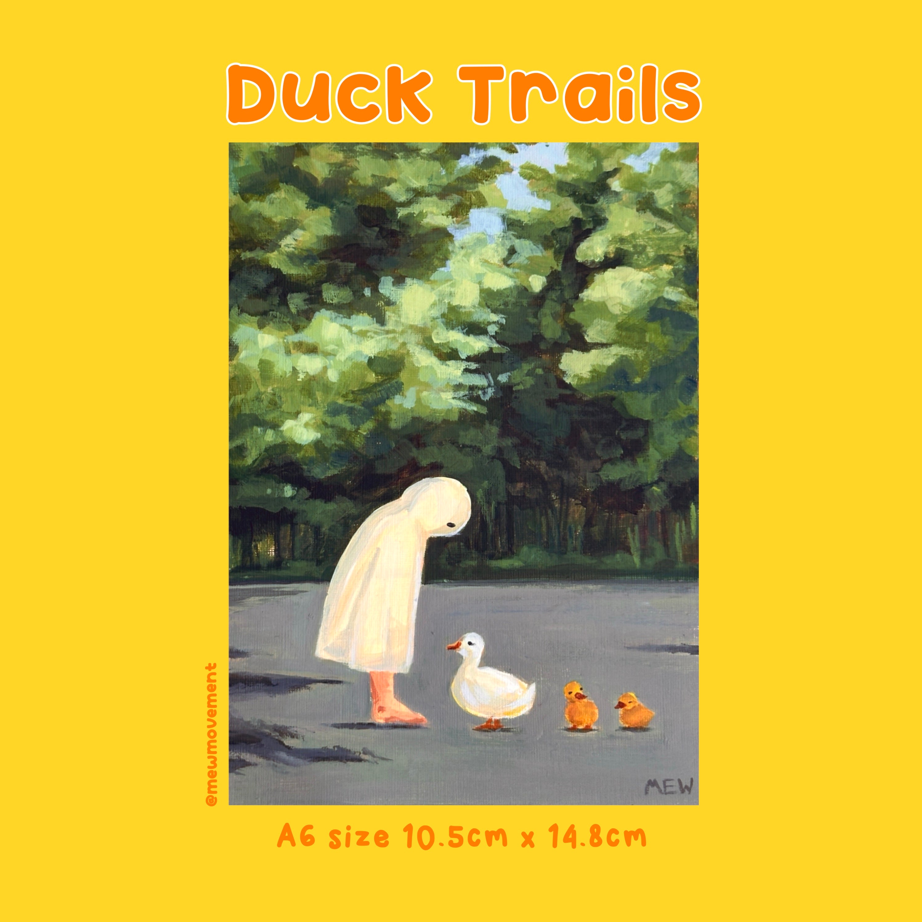 Duck Trails Postcard
