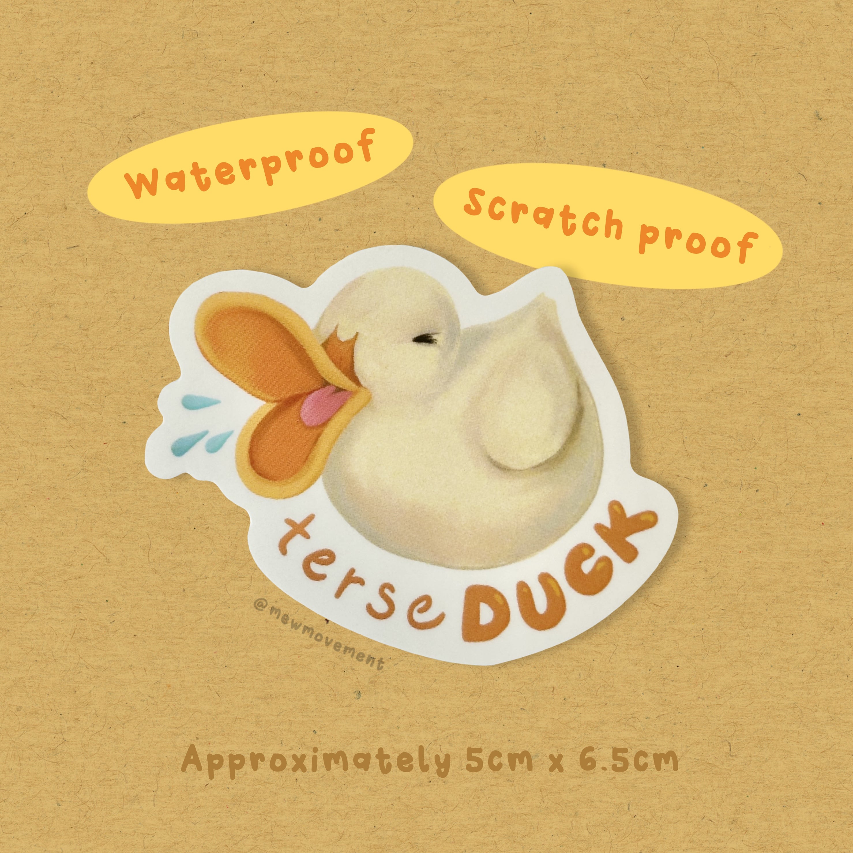 TerseDUCK Sticker