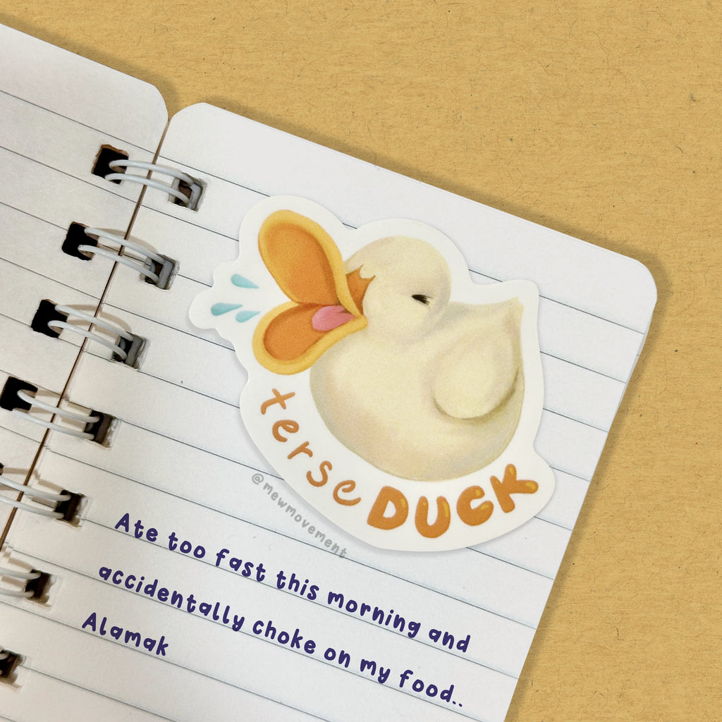 TerseDUCK Sticker