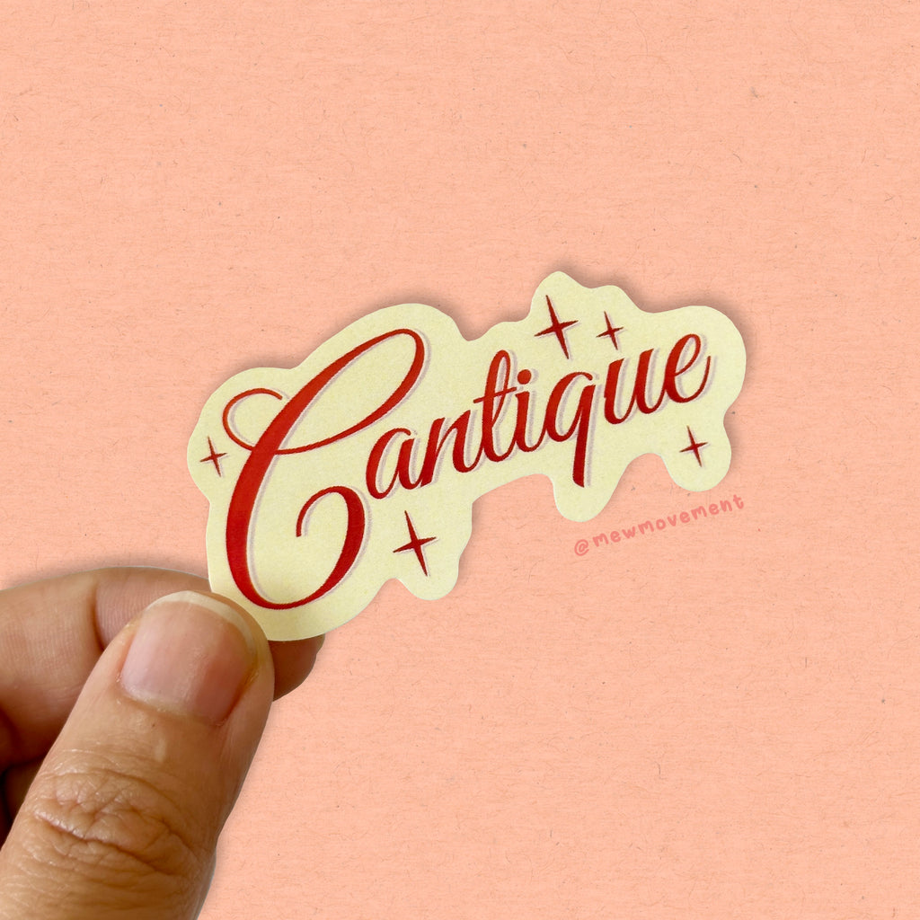 Cantique Sticker