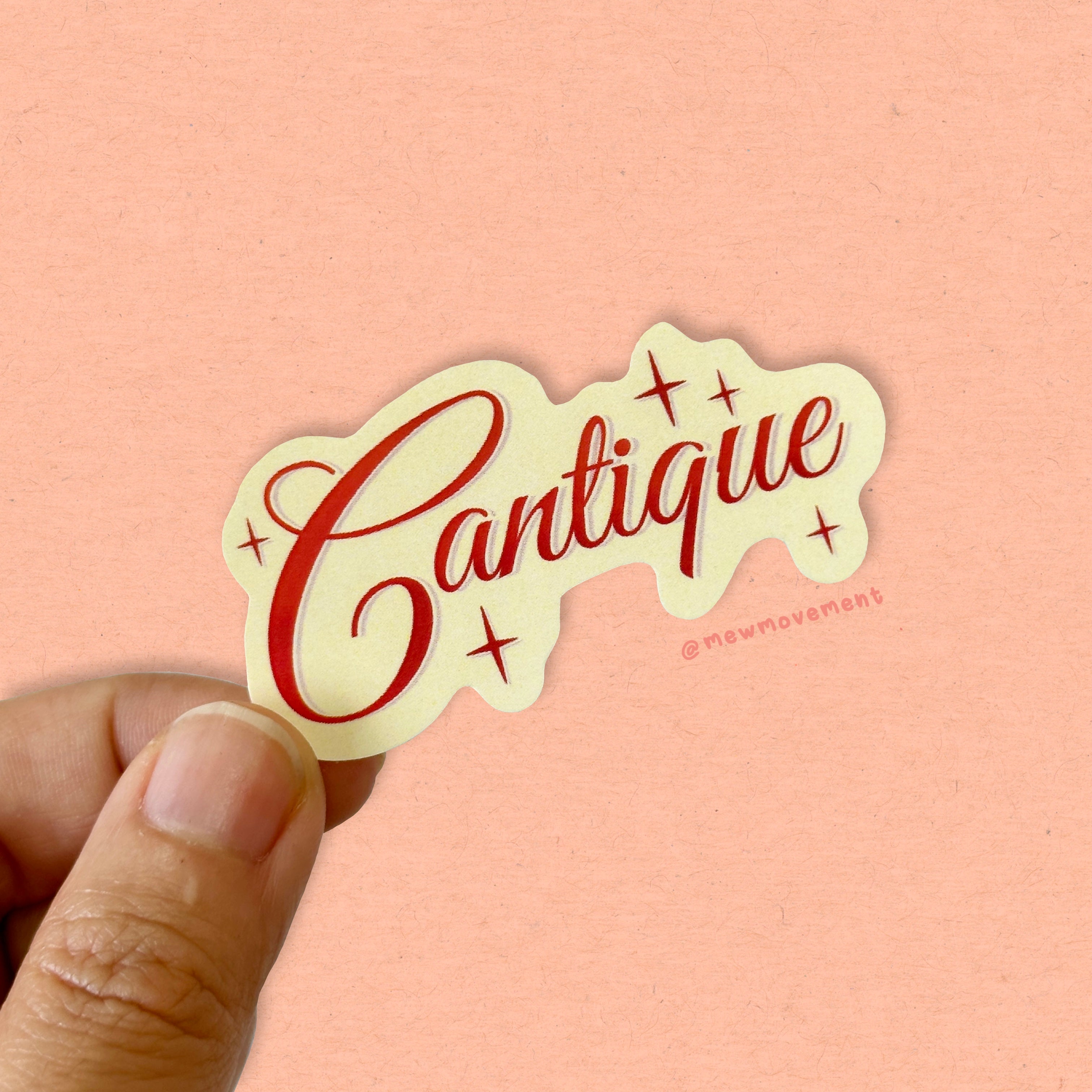Cantique Sticker