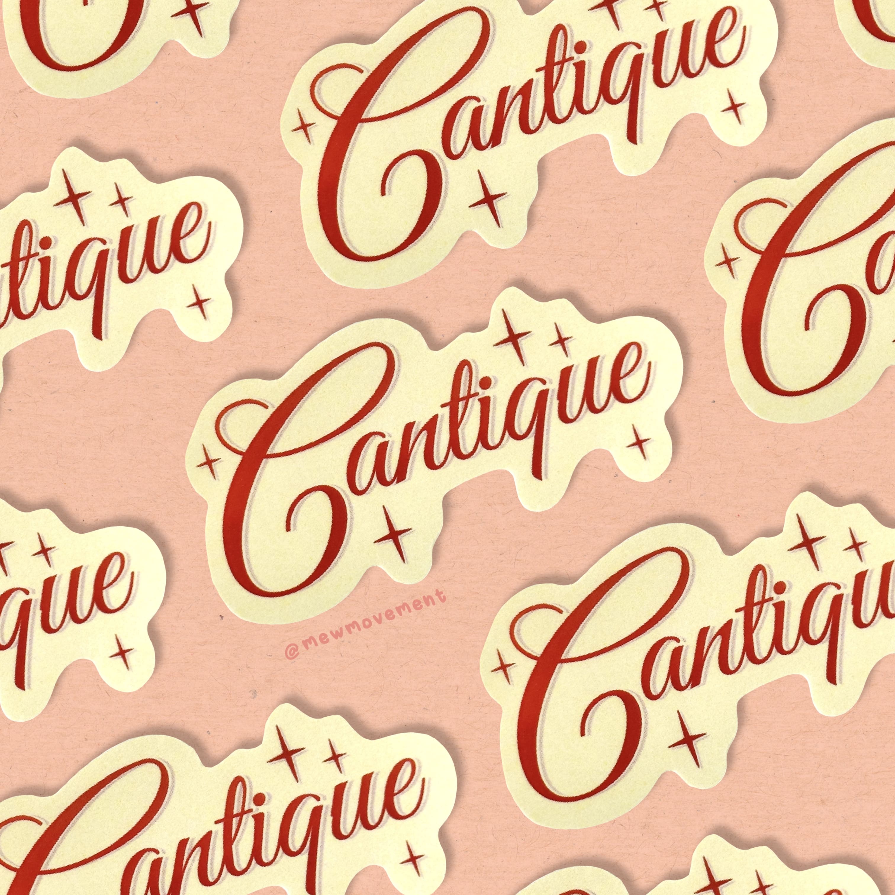 Cantique Sticker