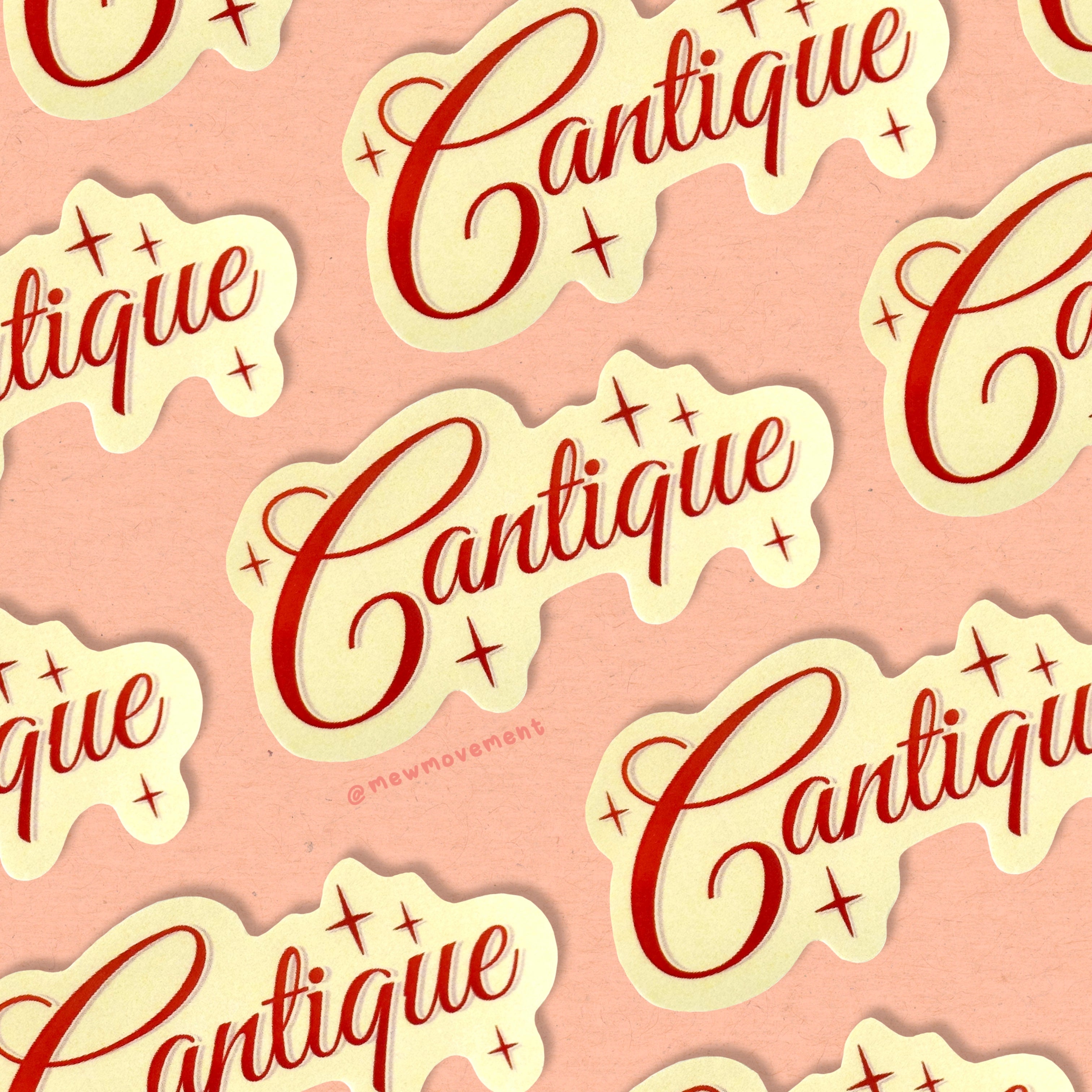 Cantique Sticker