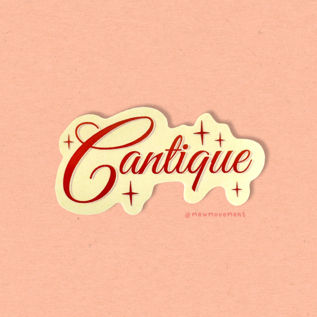 Cantique Sticker