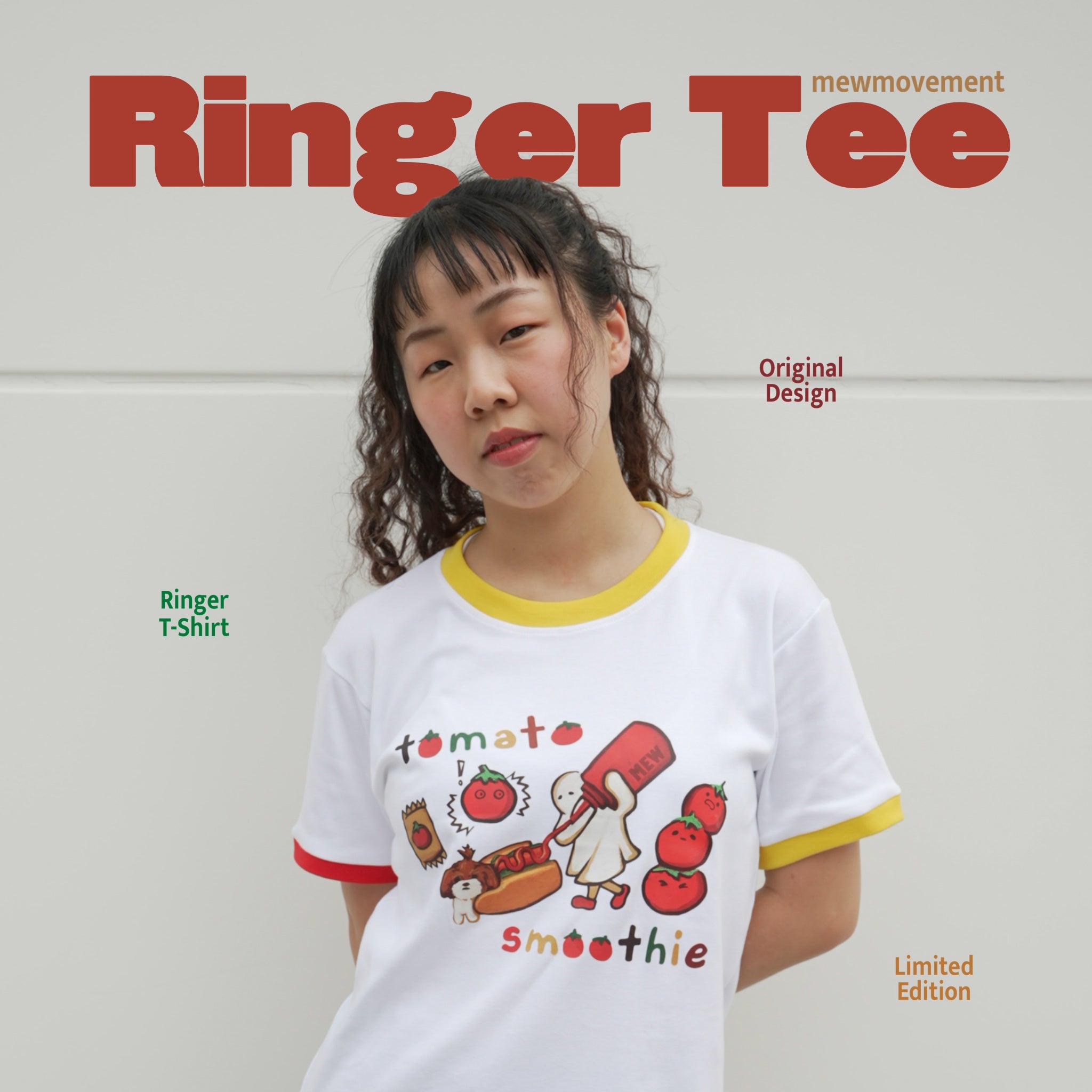 Tomato Smoothie Crew Neck T-Shirt