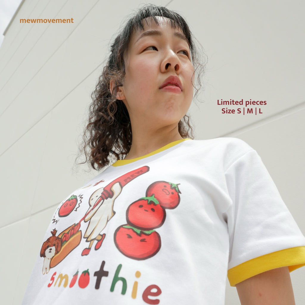 Tomato Smoothie Crew Neck T-Shirt