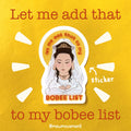 Bobee Sticker