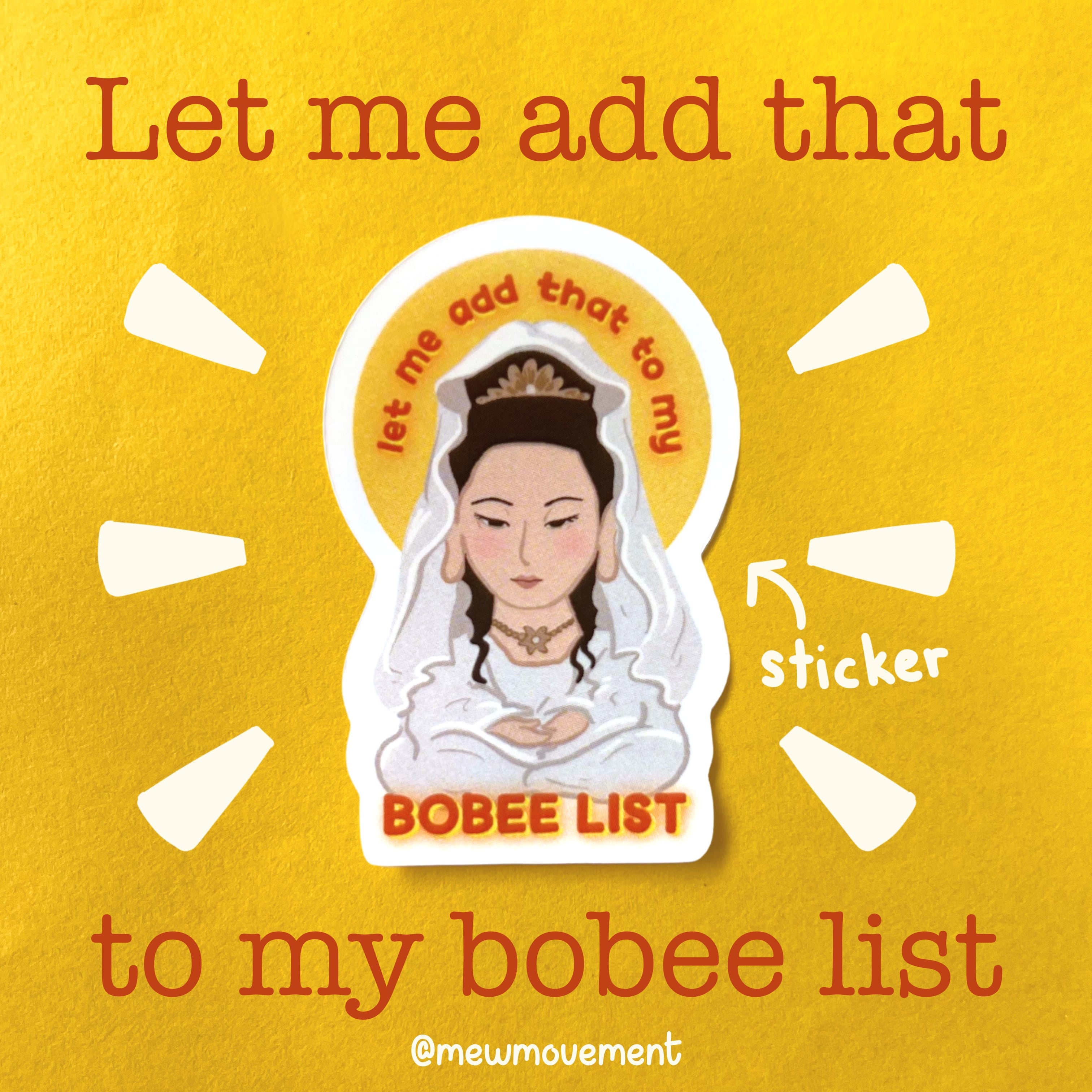 Bobee Sticker