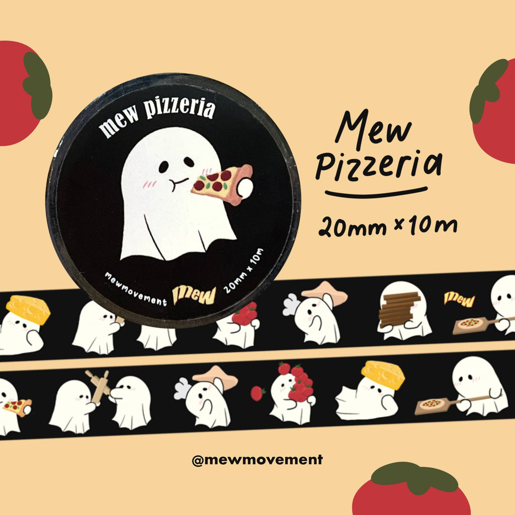 Mew Pizzeria Washi Tape