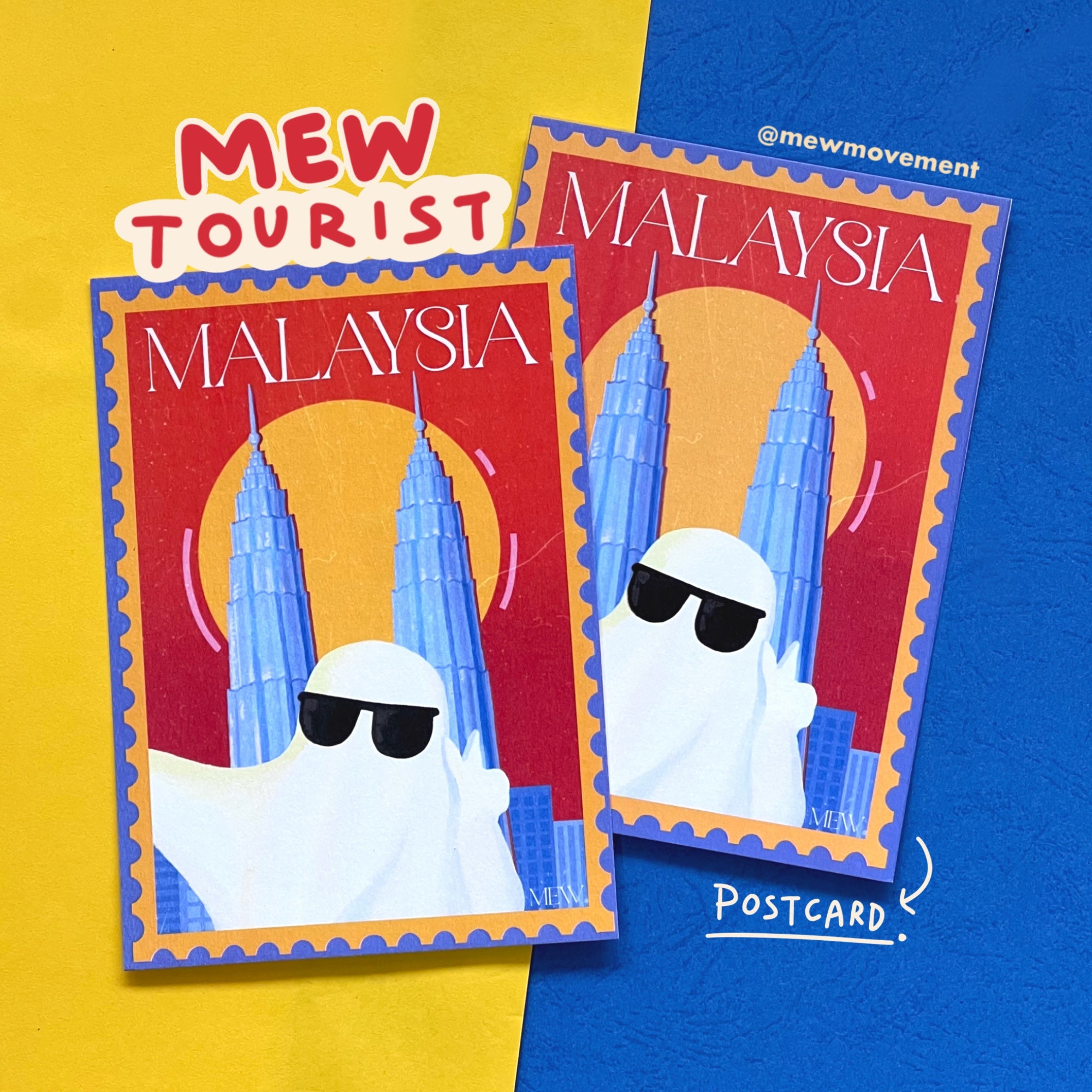 Mew Tourist Postcard