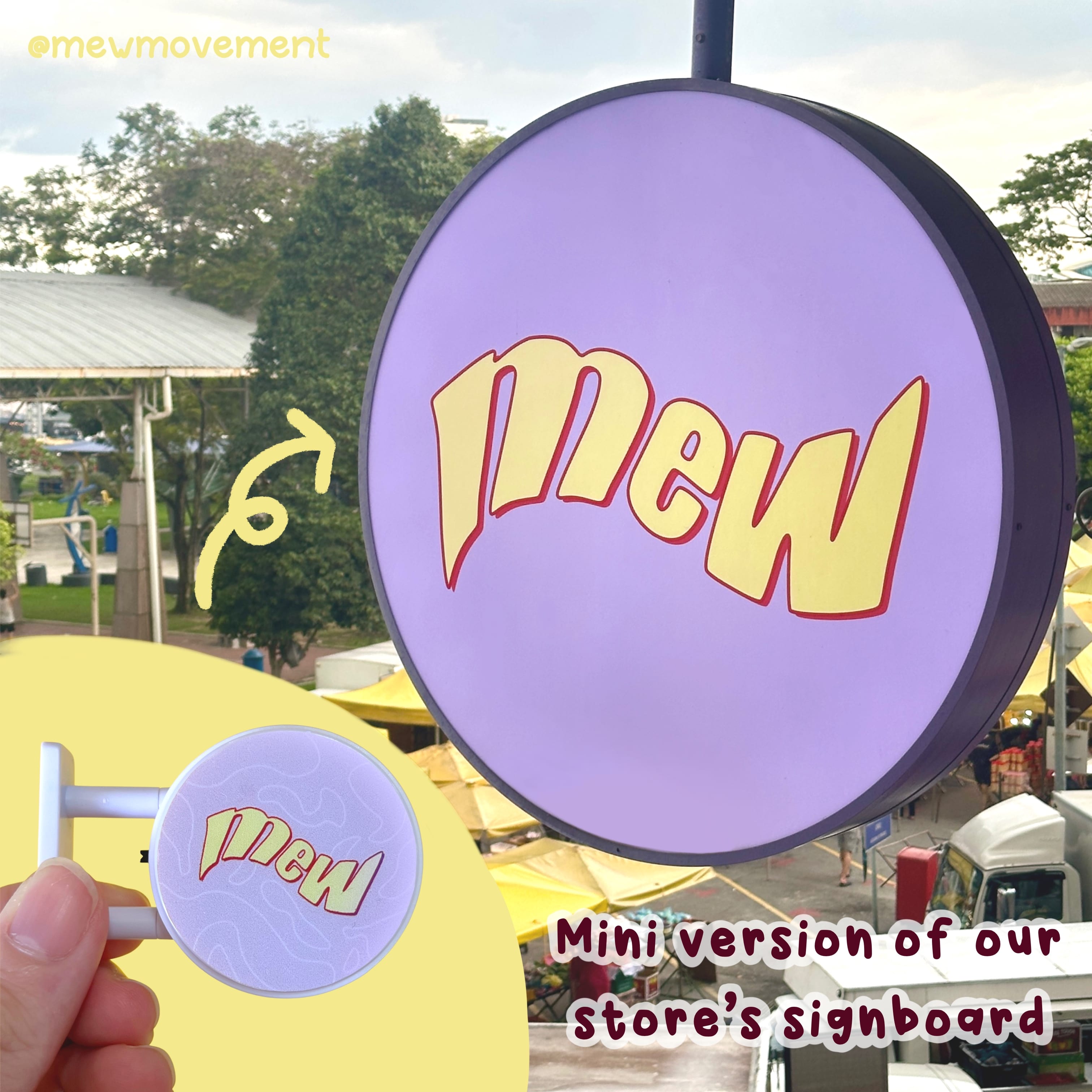 Tiny Mew Light Up Magnet