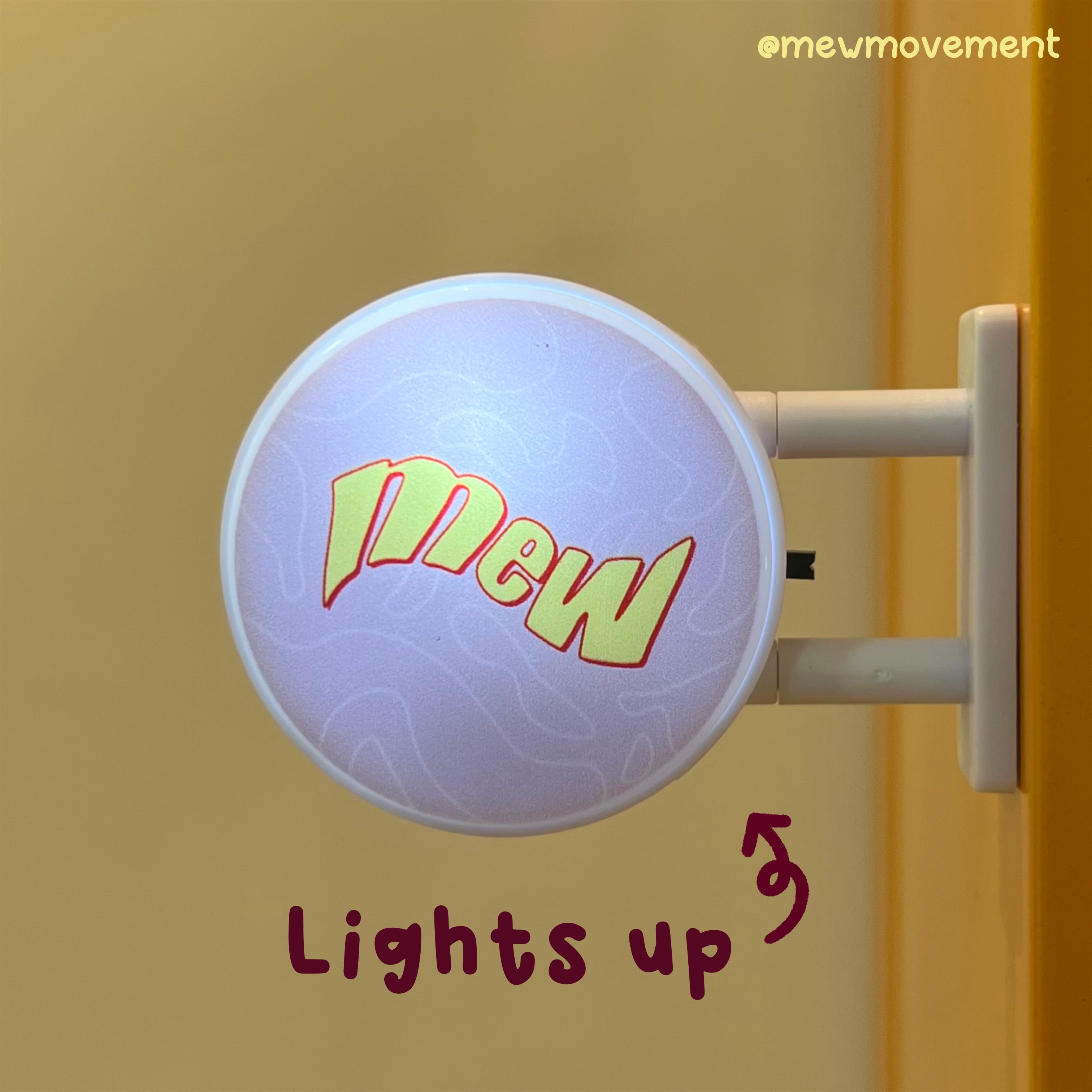Tiny Mew Light Up Magnet