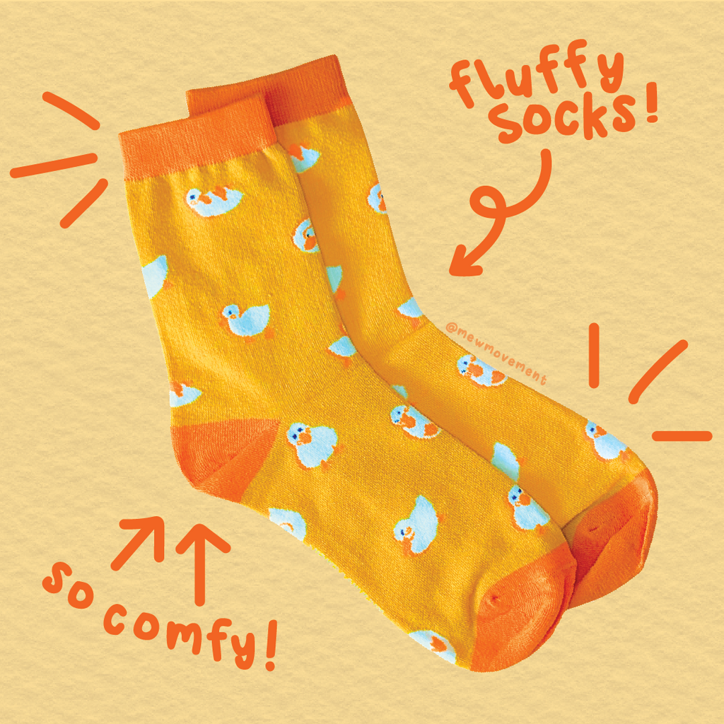 Orange Sorbet Cotton Socks