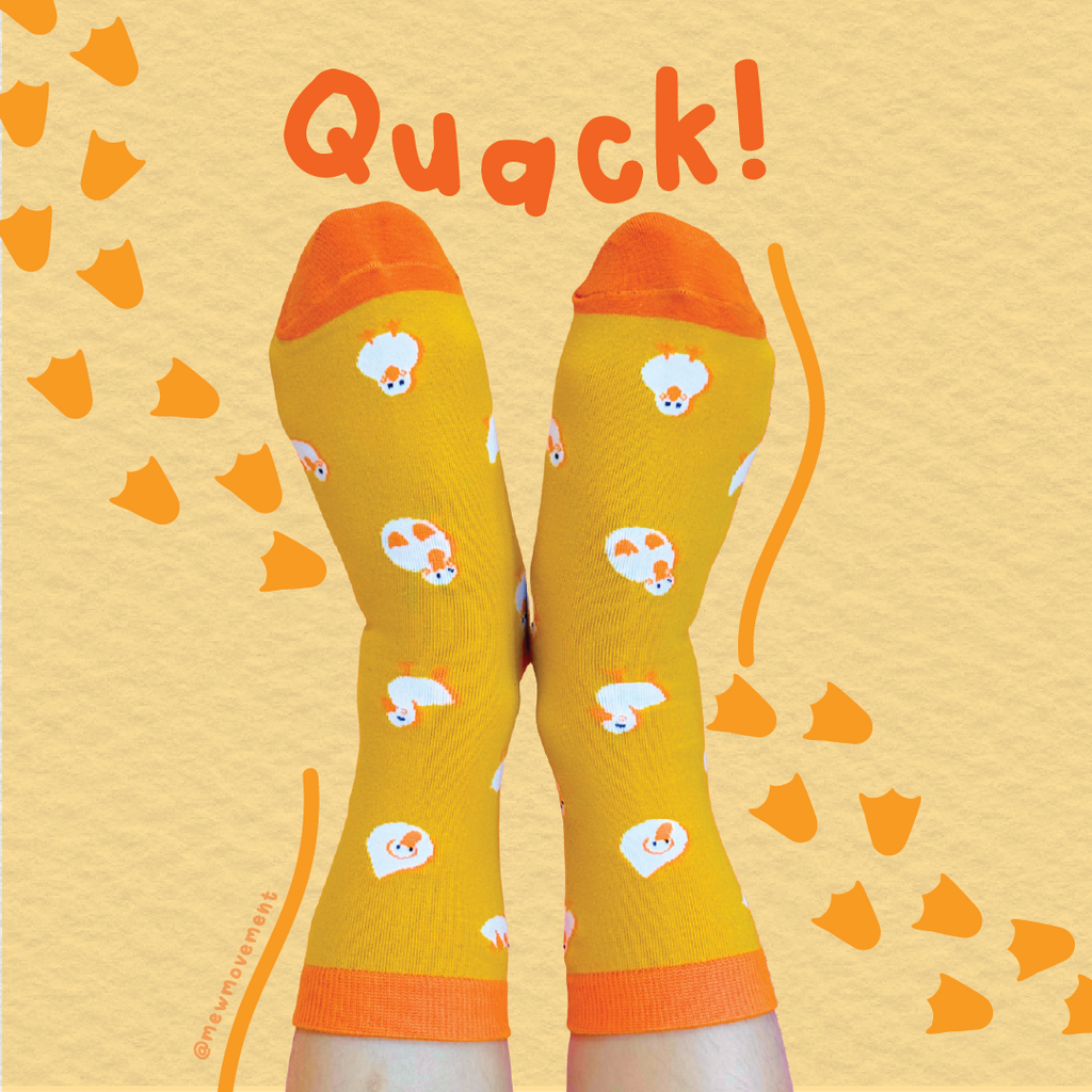 Orange Sorbet Cotton Socks