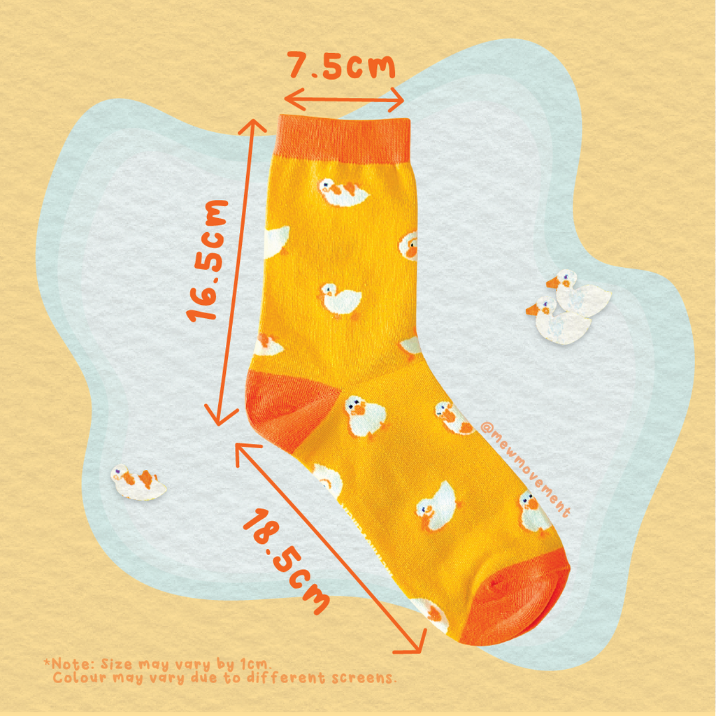 Orange Sorbet Cotton Socks