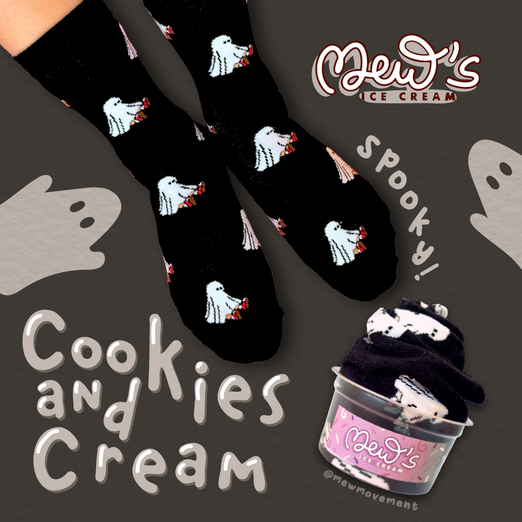 Cookies And Cream Cotton Socks