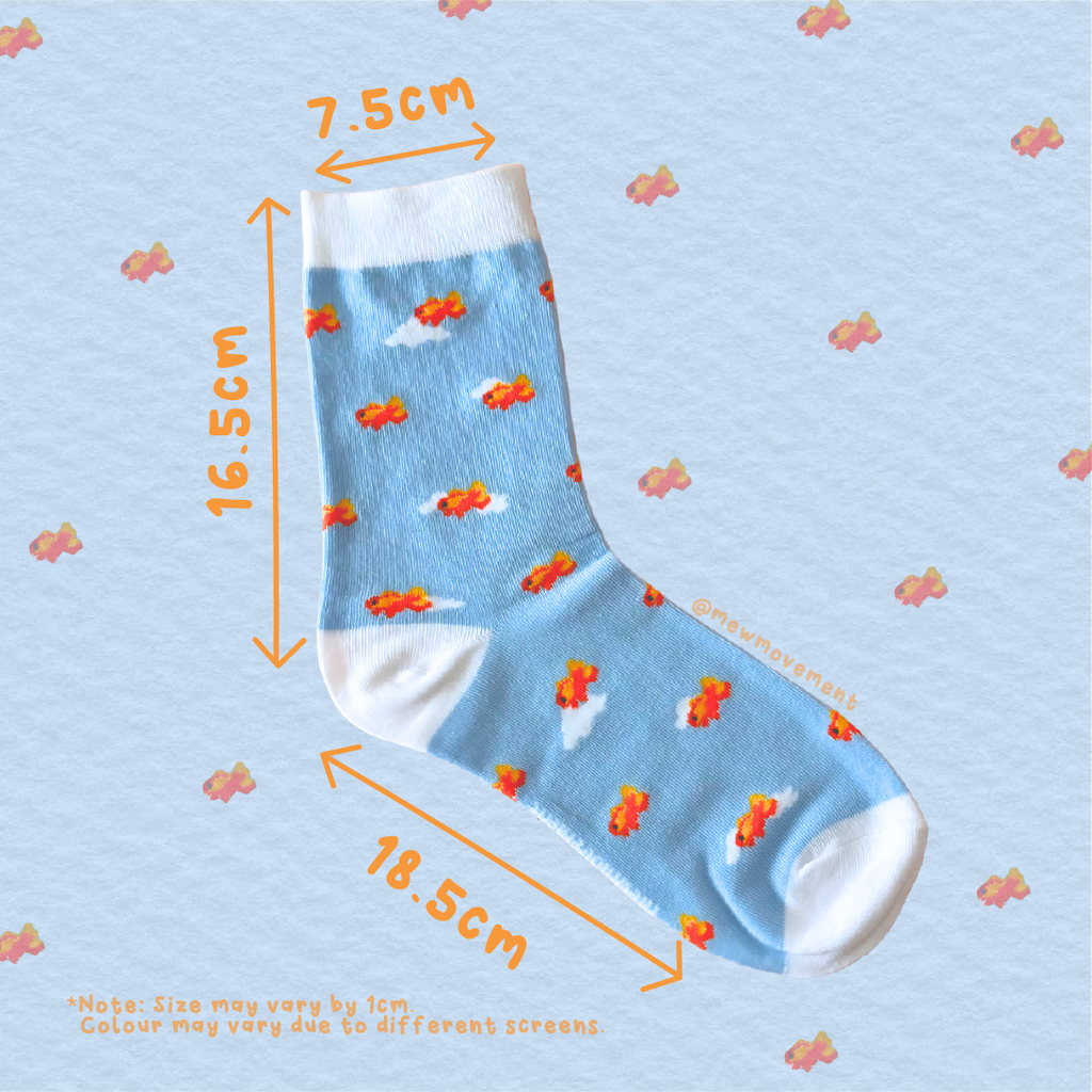 Blue Moon Cotton Socks