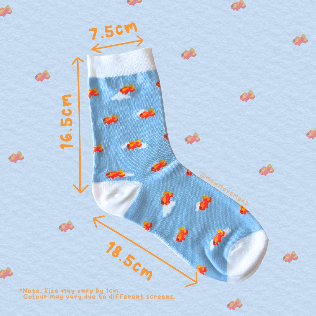 Blue Moon Cotton Socks