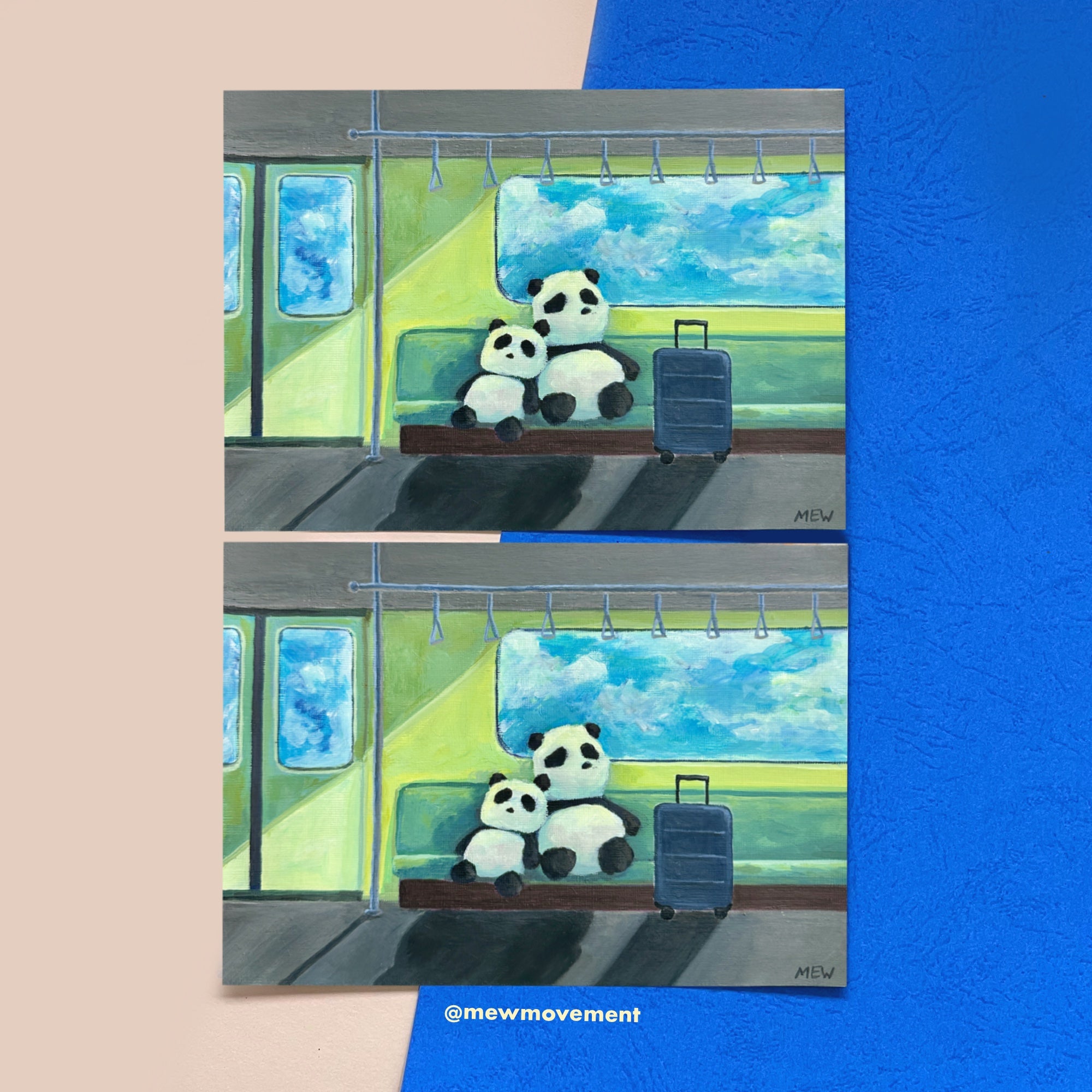 Panda's Trip Postcard