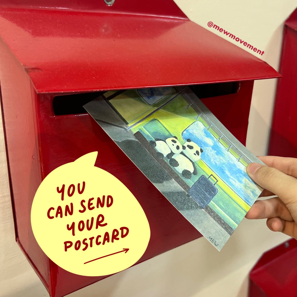 Panda's Trip Postcard