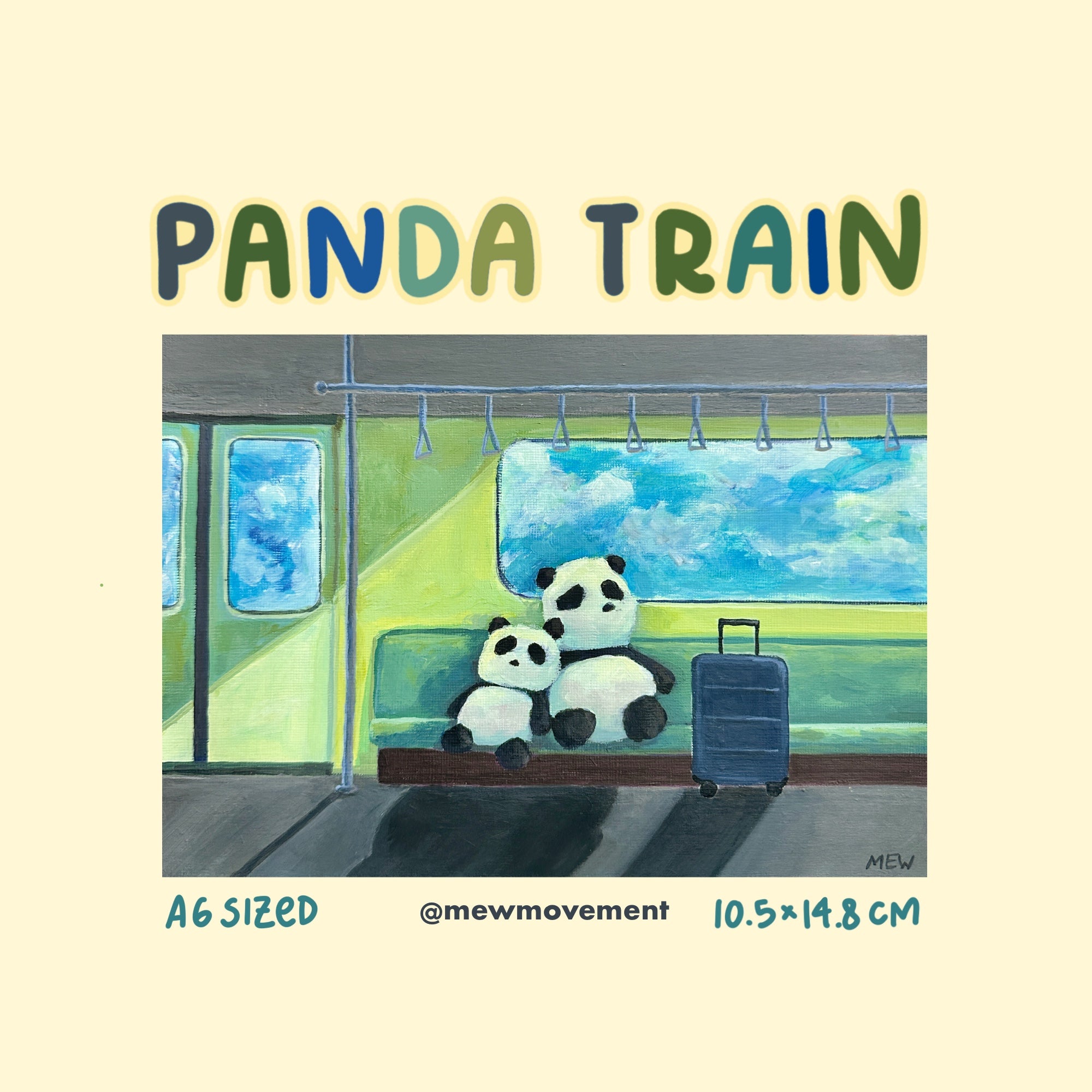 Panda's Trip Postcard