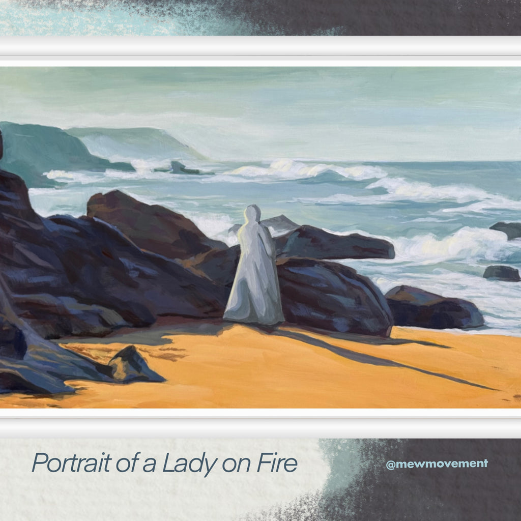Portrait Of A Lady On Fire Fine Art Print