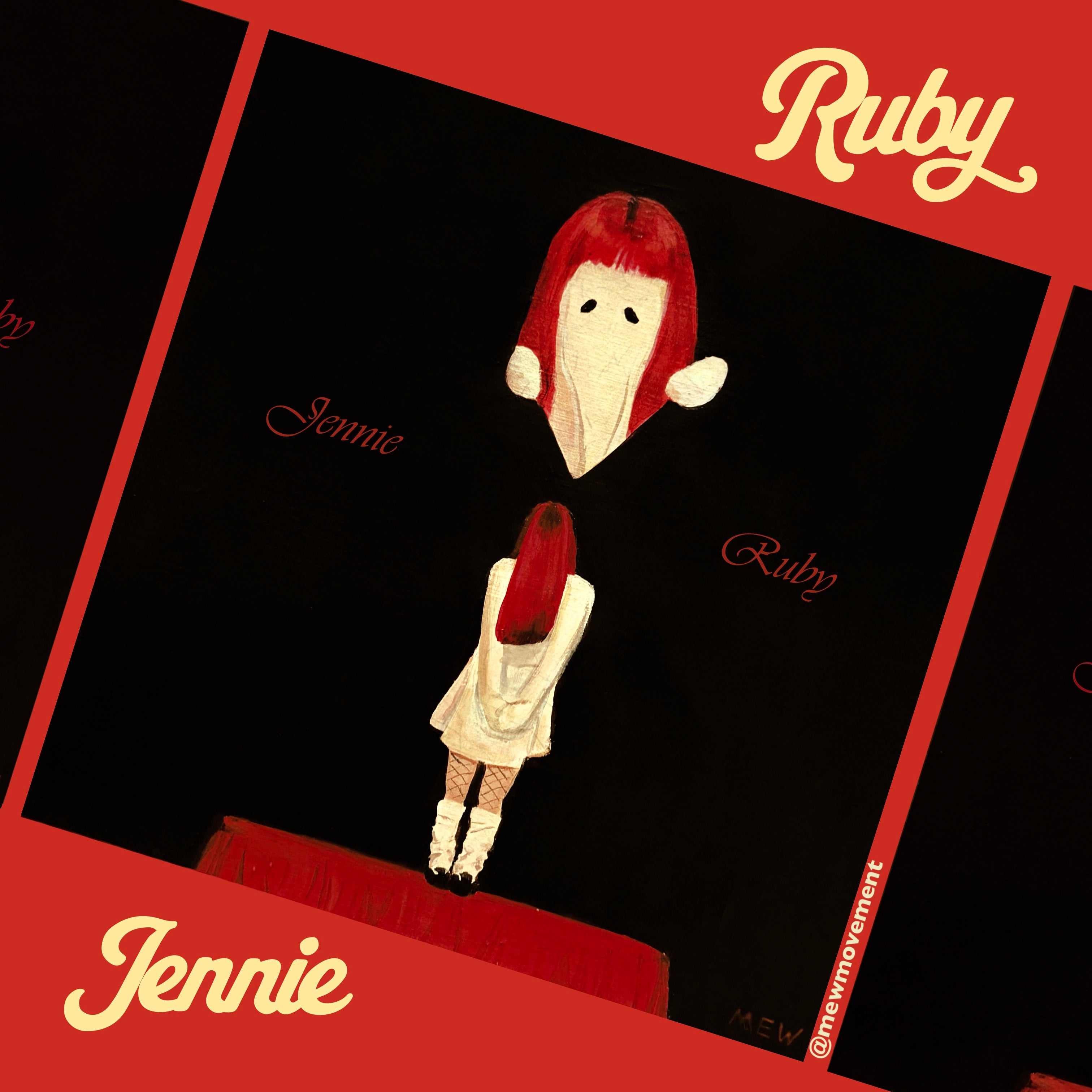Ruby Vinyl Print