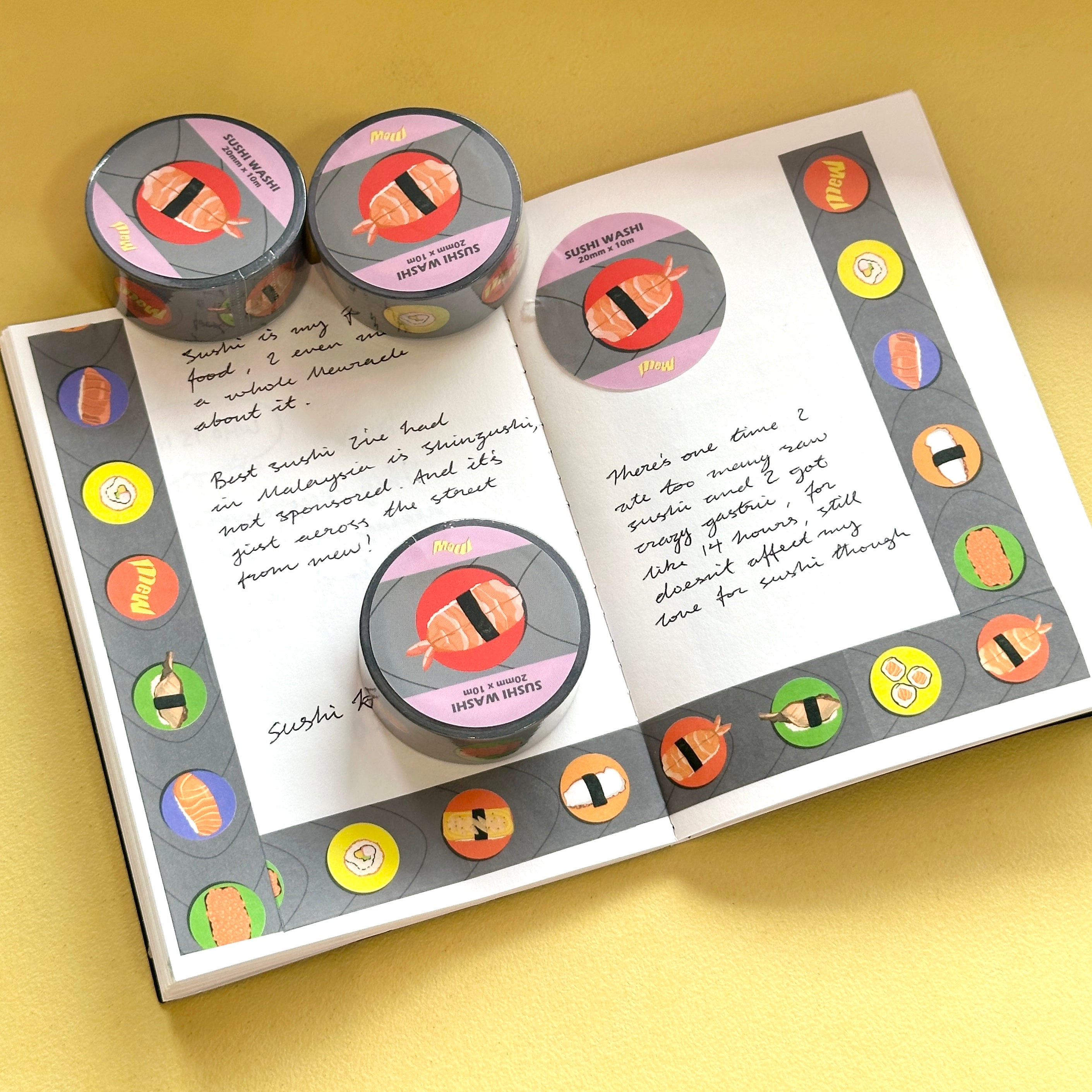 Sushi Washi Tape