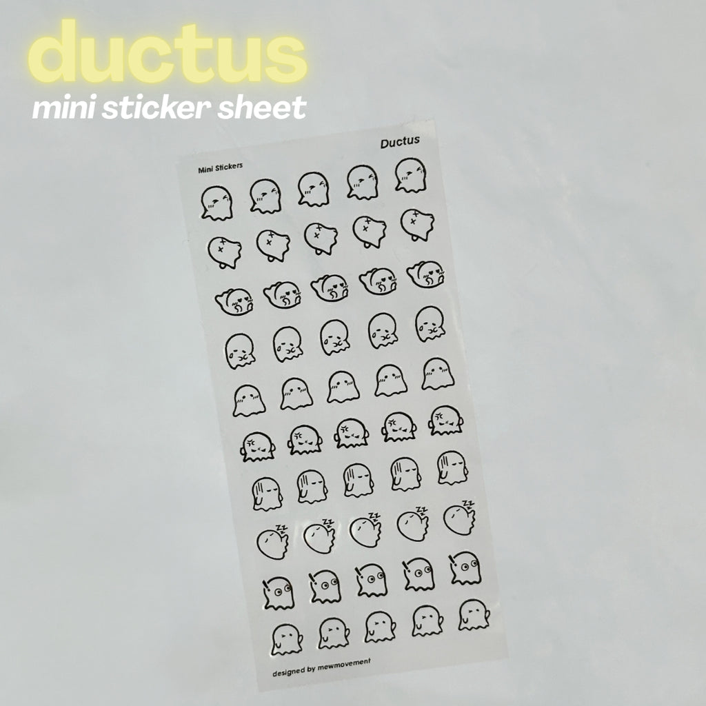 Ductus Sticker Sheet