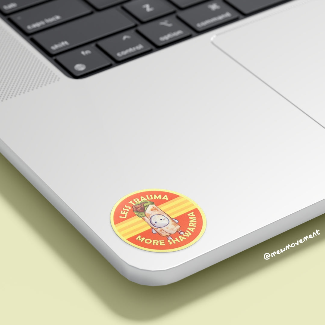 Shawarma Trauma Sticker