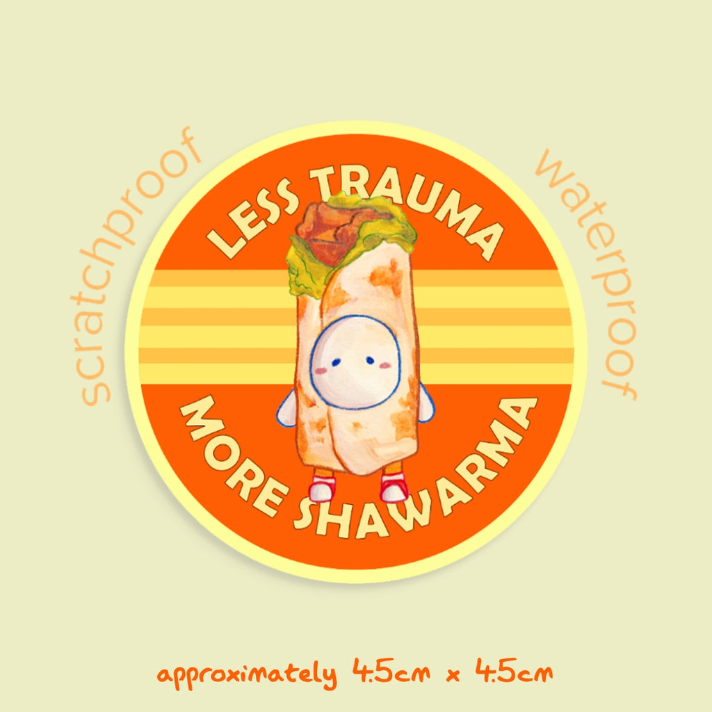 Shawarma Trauma Sticker