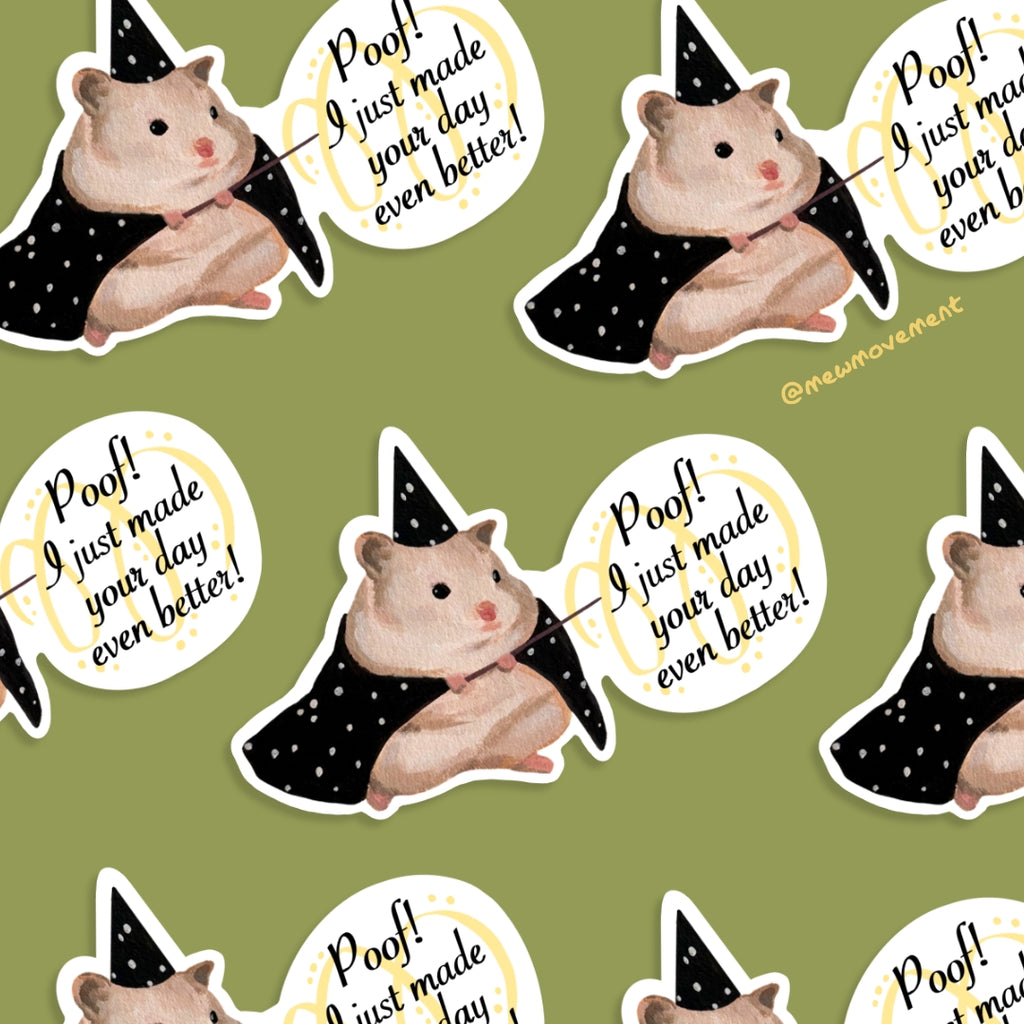 Magician Hamster Sticker