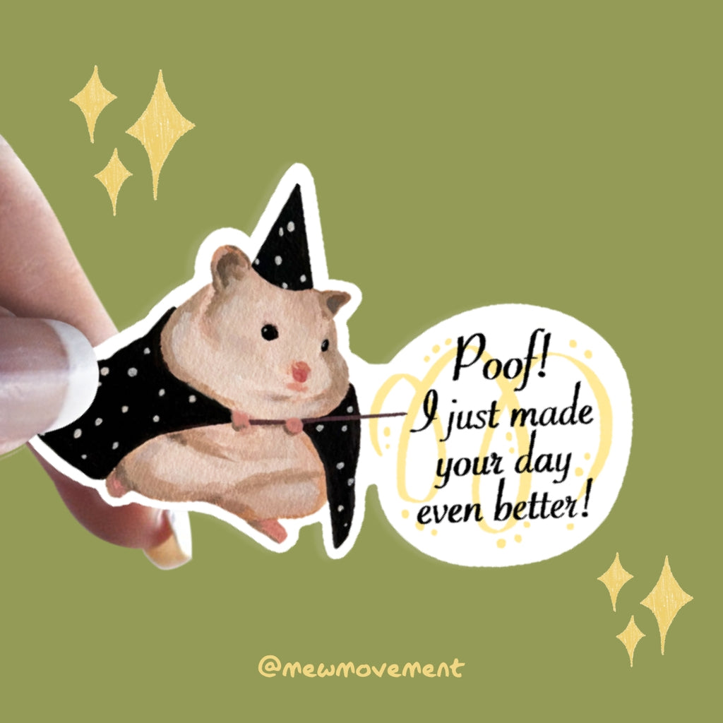 Magician Hamster Sticker